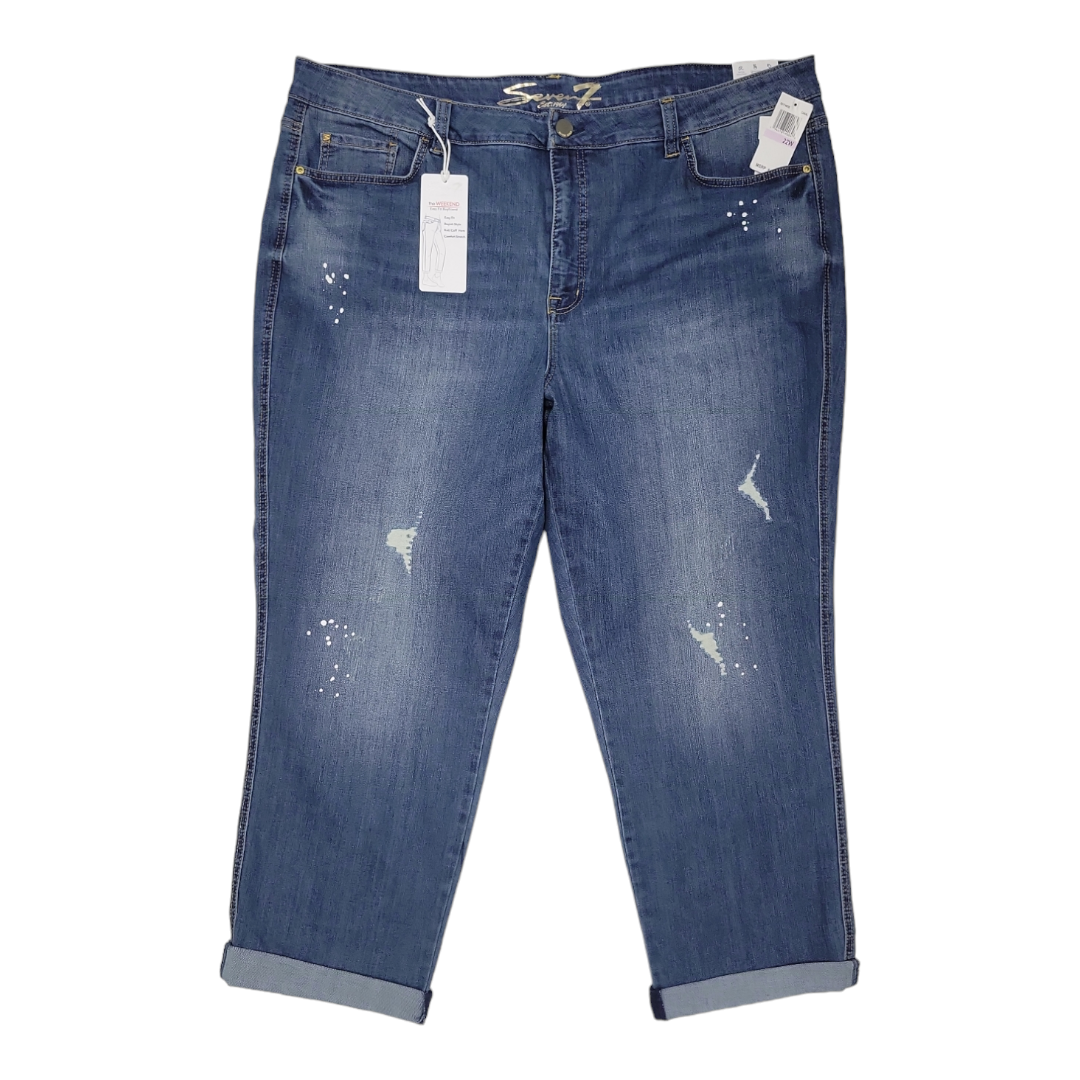 Jeans Relaxed/ Boyfriend By Seven 7 Size: 22W