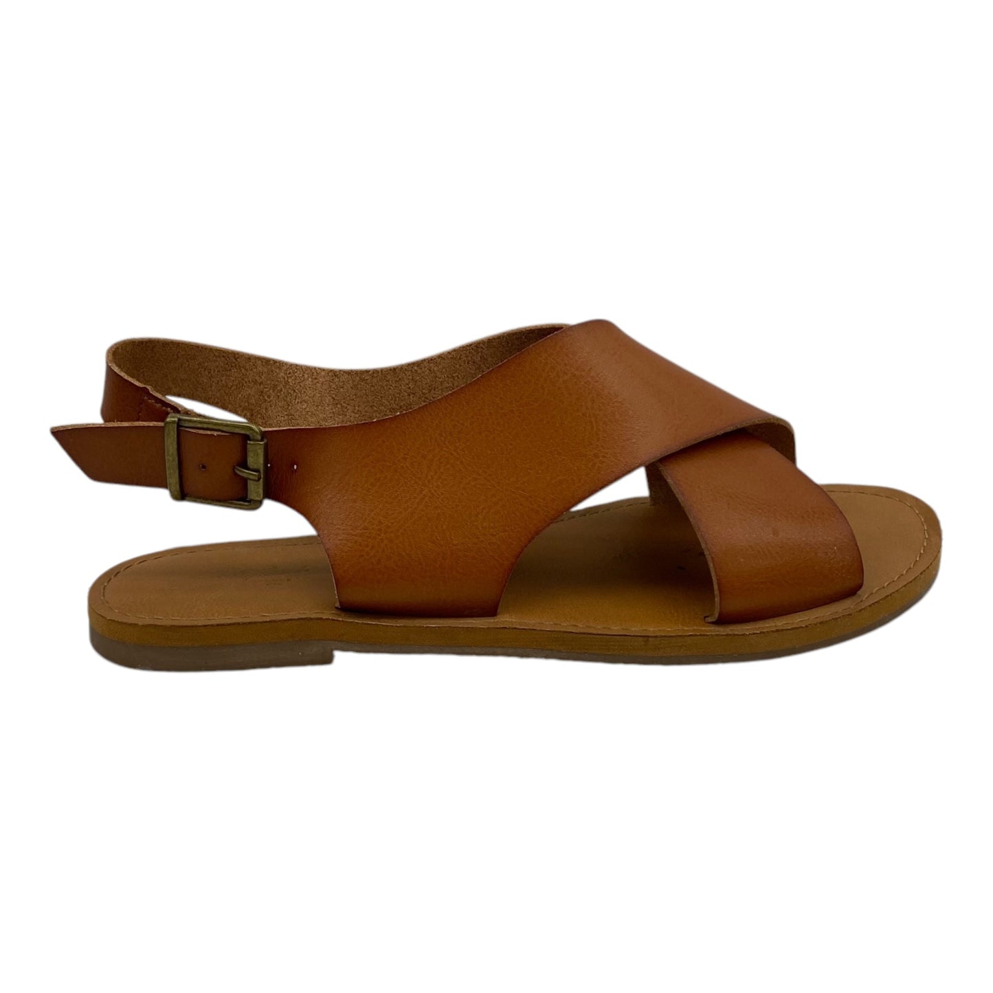 Sandals Flats By Universal Thread In Brown, Size:7