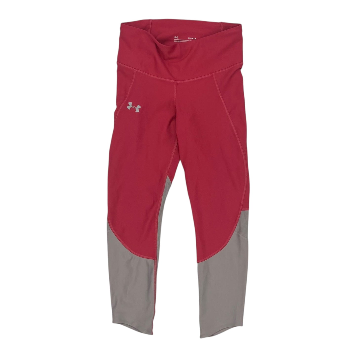 Athletic Leggings Capris By Under Armour In Pink, Size:M