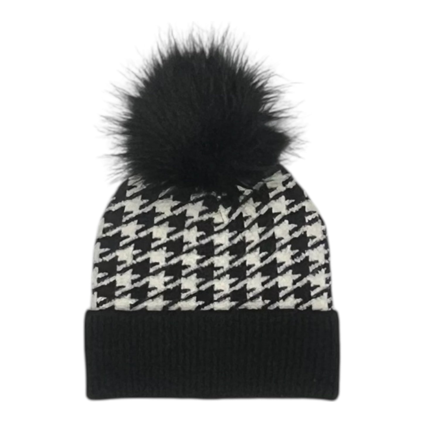Hat Beanie By Express In Black & White
