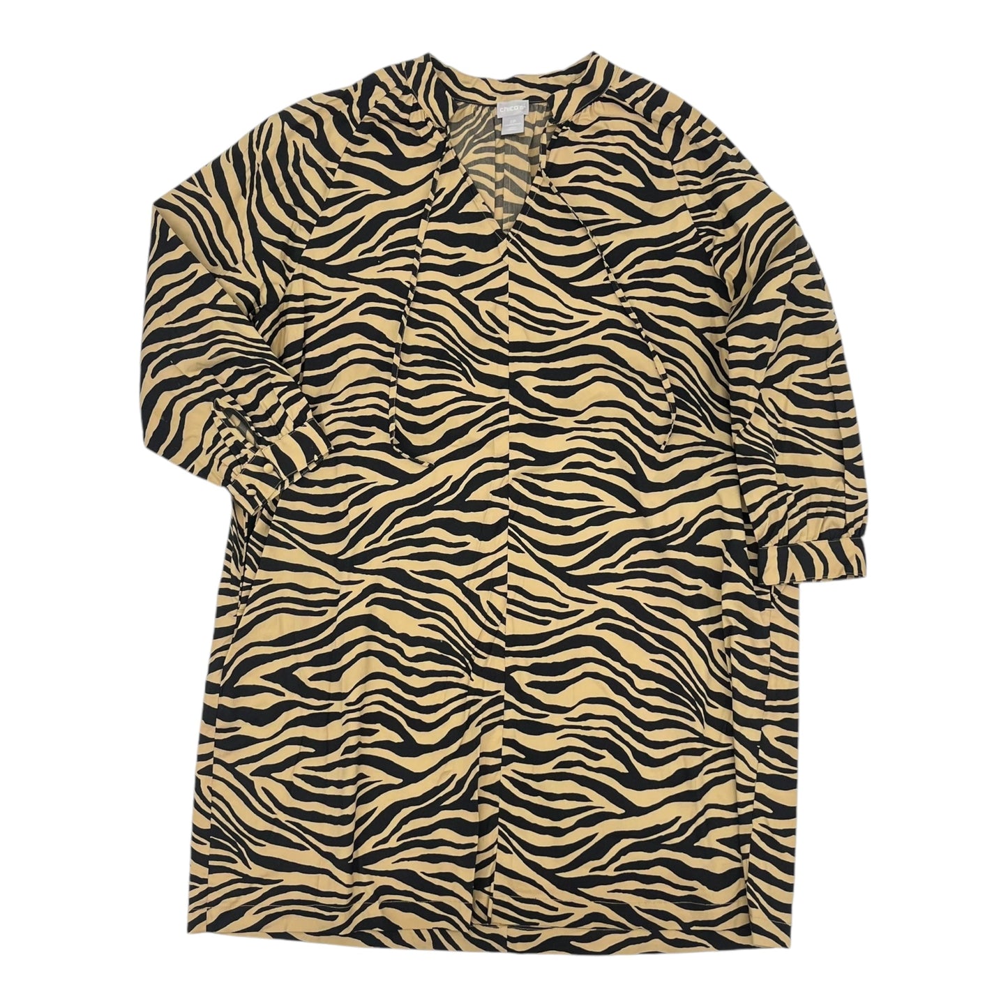 Dress Casual Short By Chicos In Zebra Print, Size:12