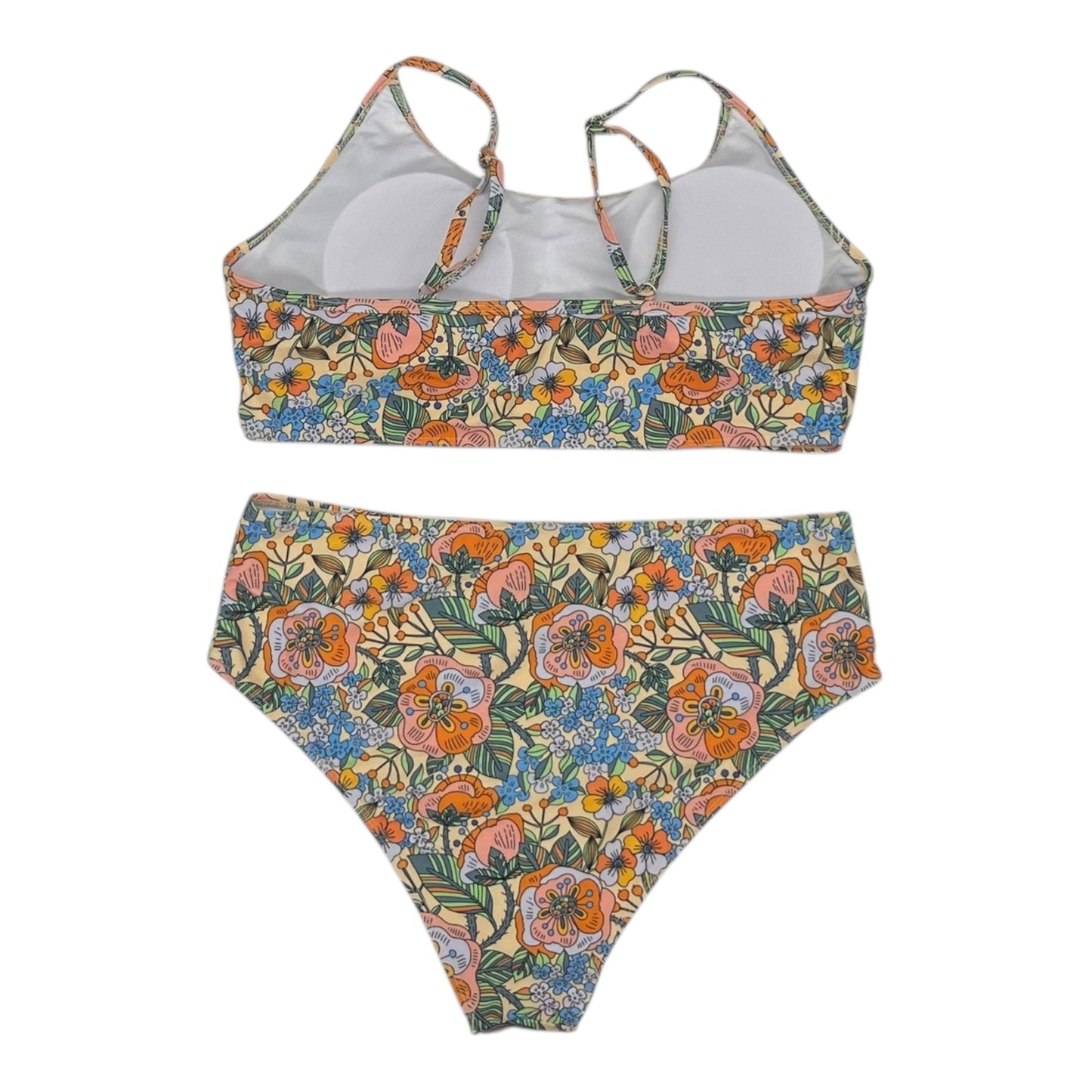 Swimsuit 2Pc By Cmf In Floral Print, Size:Xl