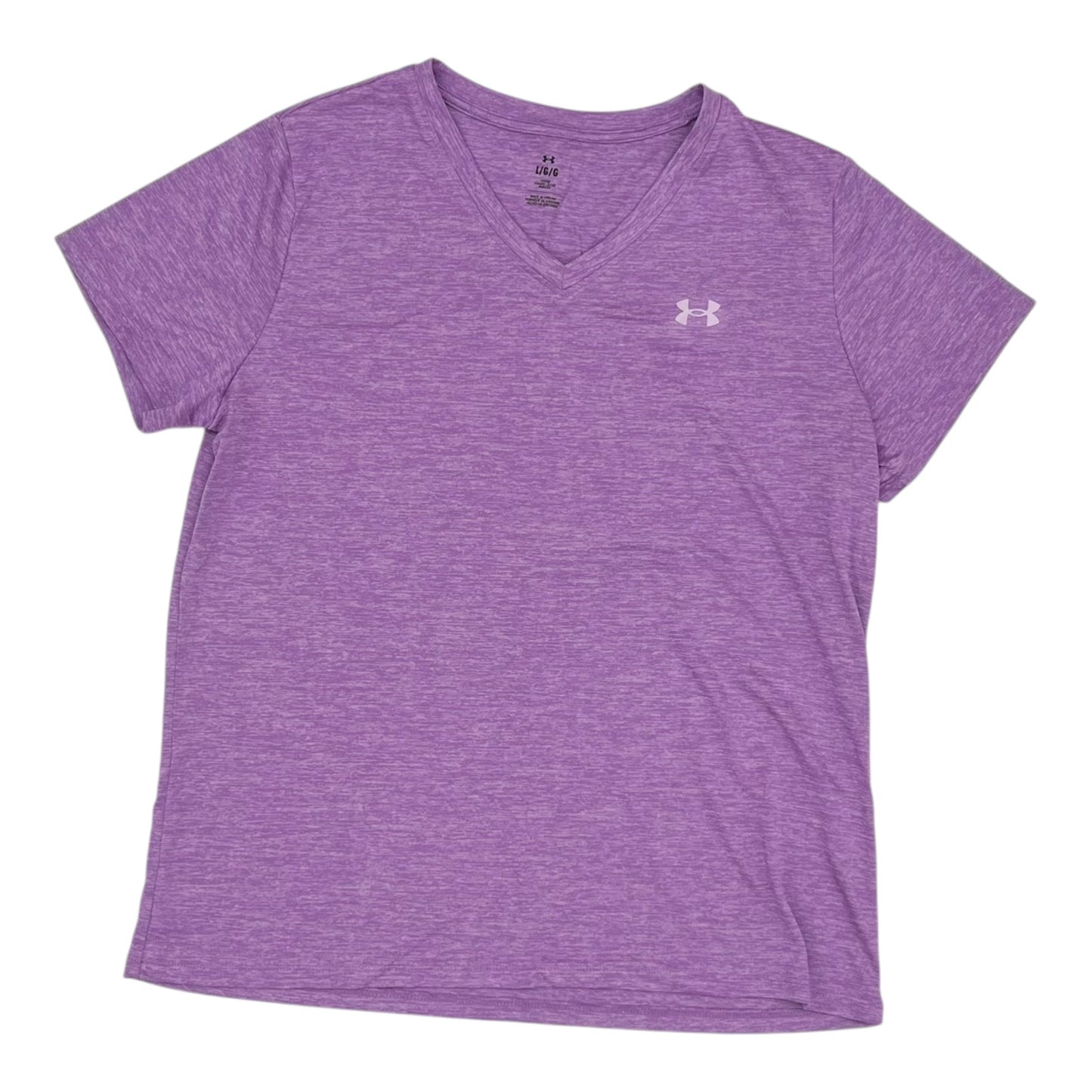Athletic Top Ss By Under Armour In Purple, Size:L