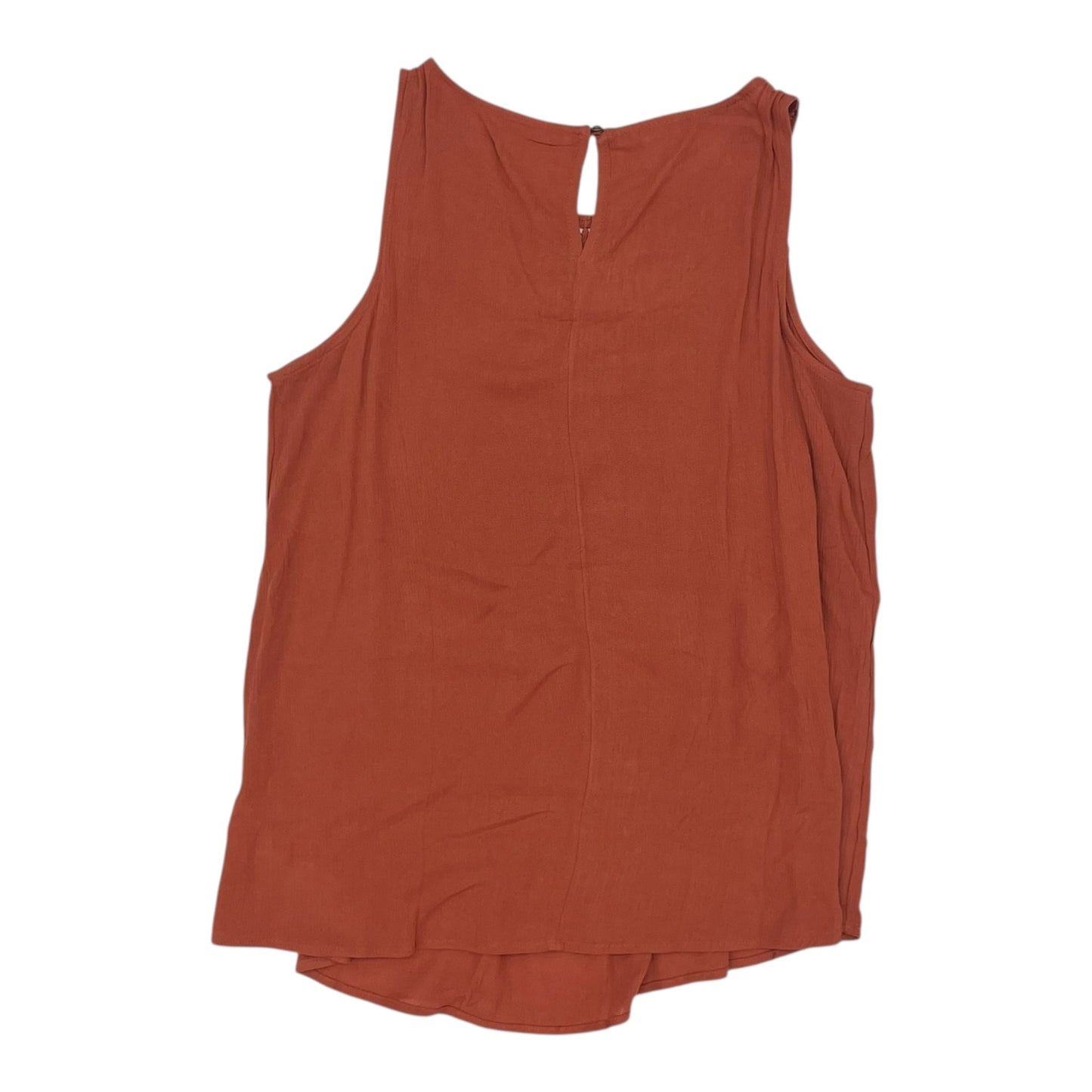 Blouse Sleeveless By Maurices In Orange, Size:M
