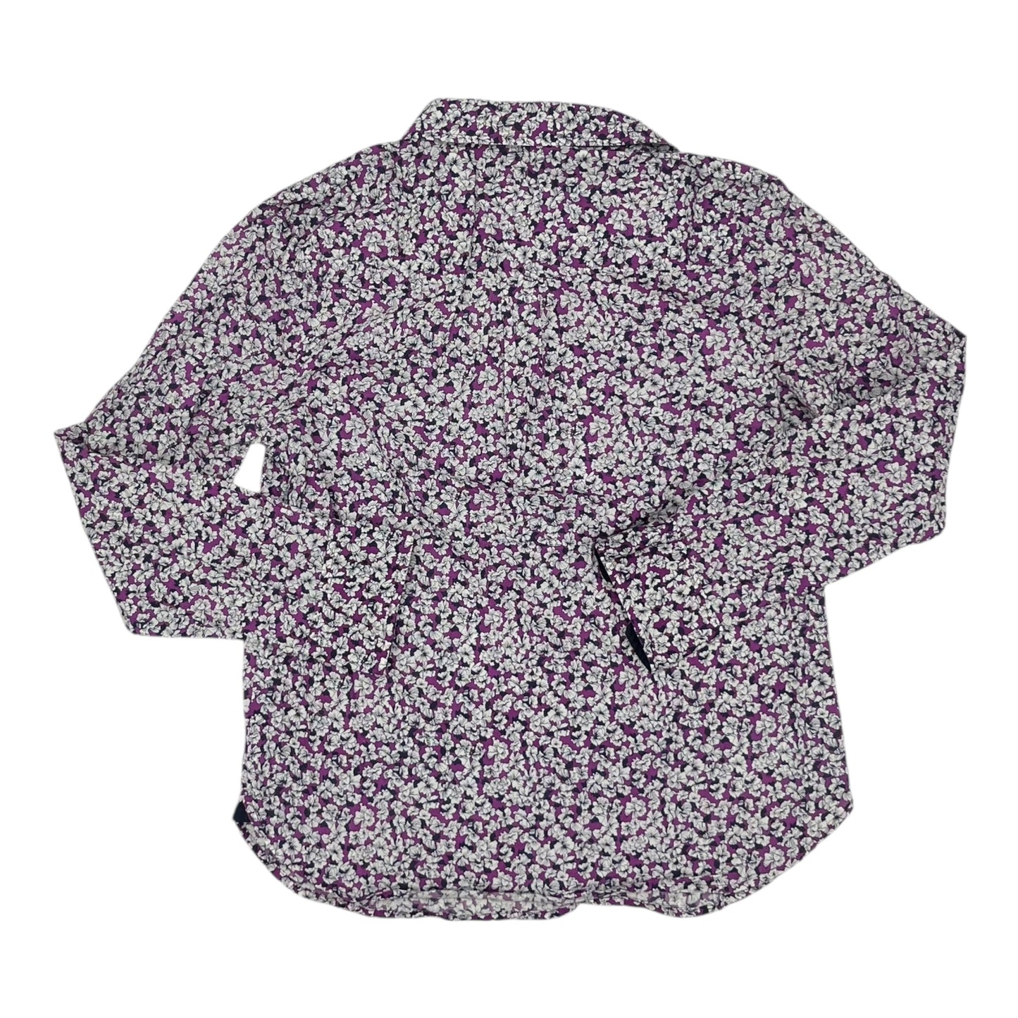 Blouse Ls By J. Crew In Floral Print, Size:M
