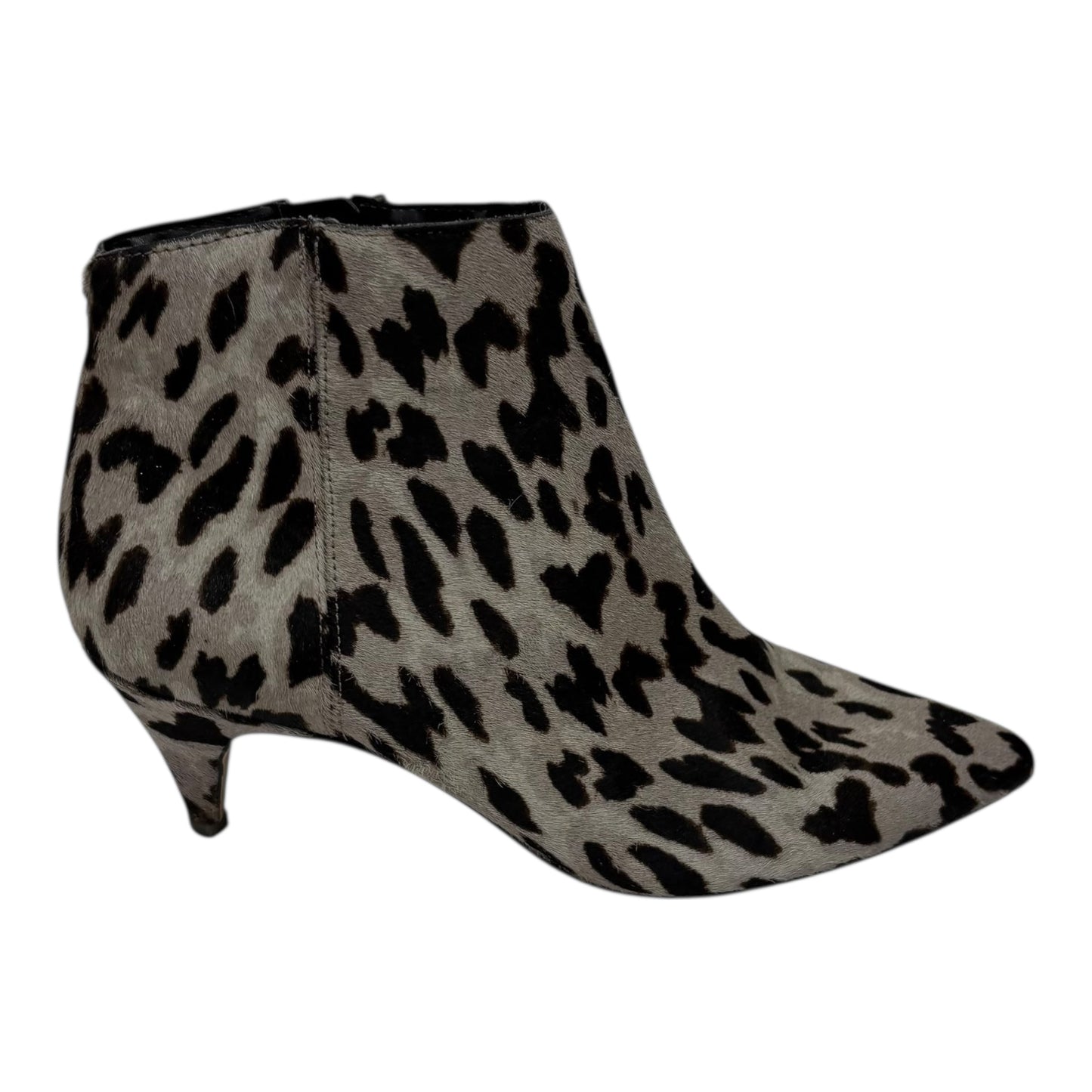 Boots Ankle Heels By Sam Edelman In Animal Print, Size:8