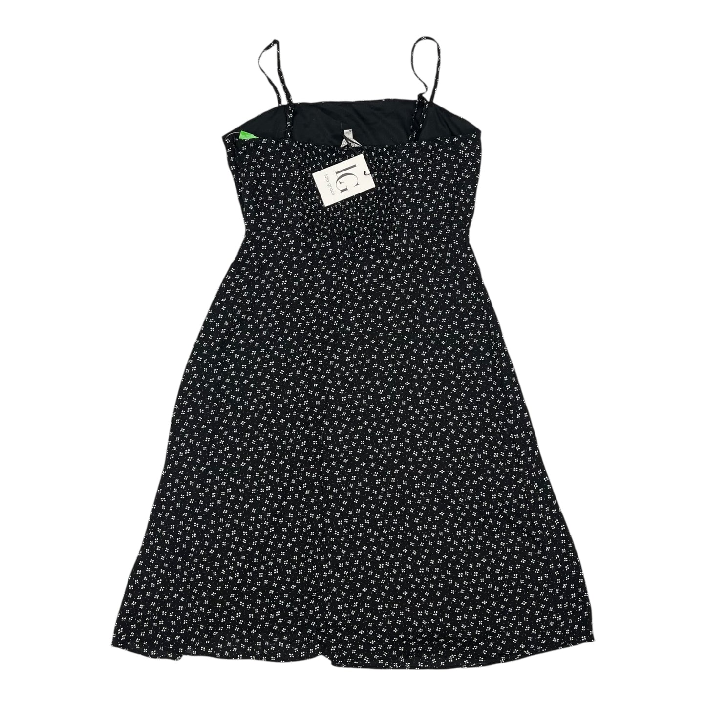 Dress Casual Midi By Clothes Mentor In Black & White, Size:L