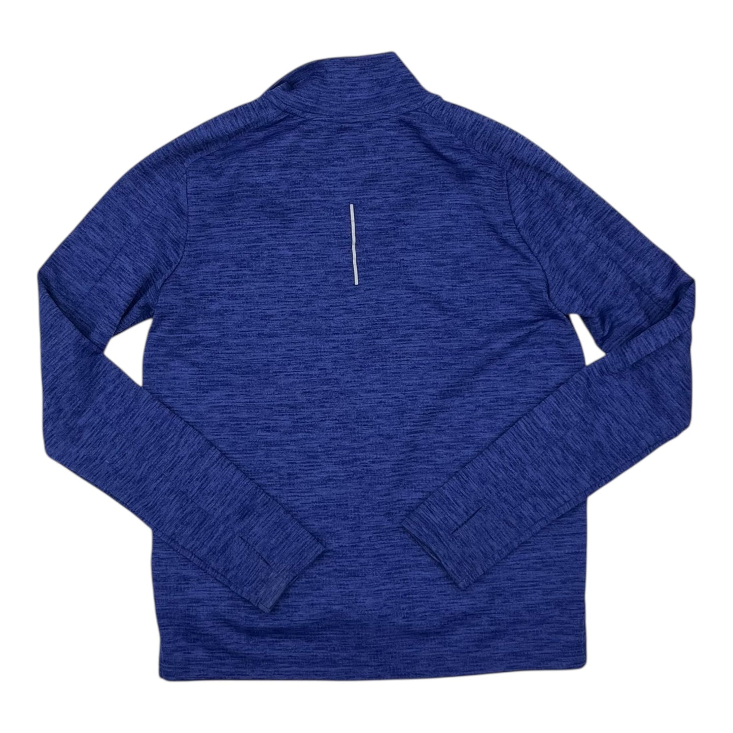 Athletic Top Ls Collar By Nike In Blue, Size:S