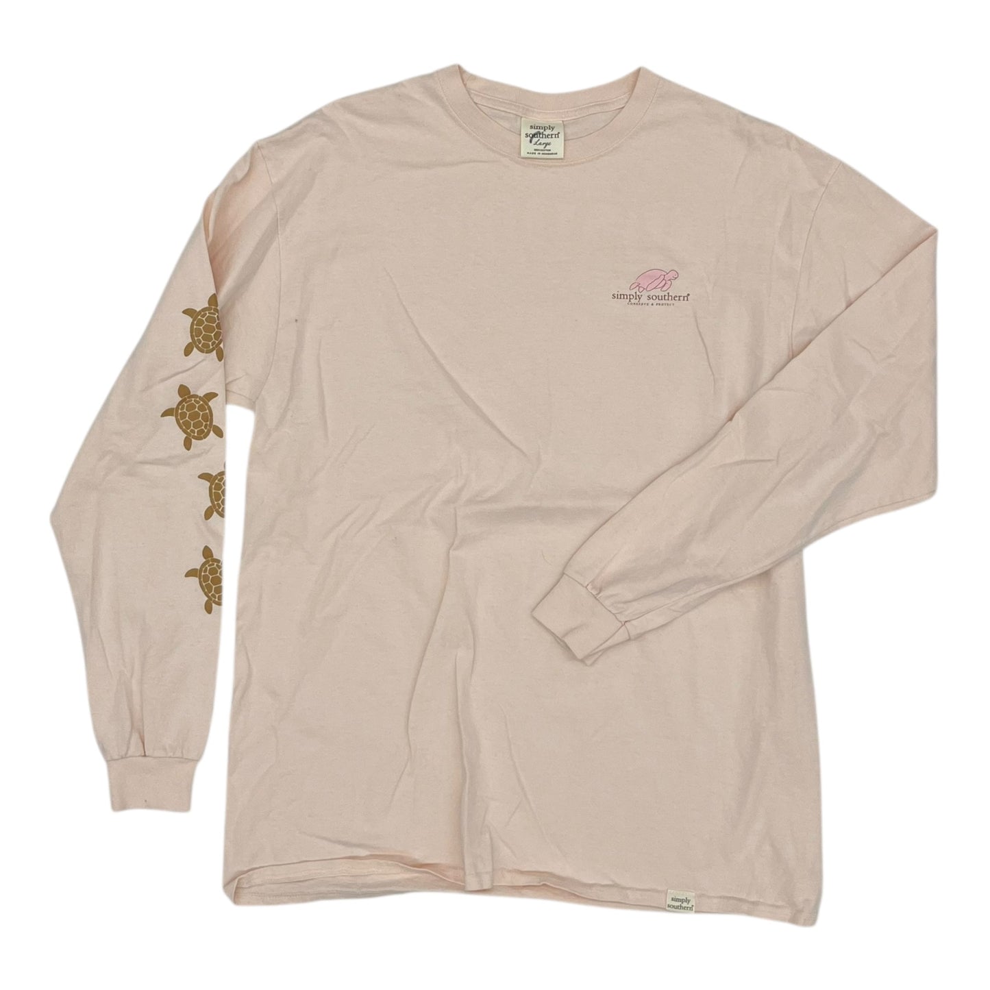 Top Ls By Simply Southern In Pink, Size:L