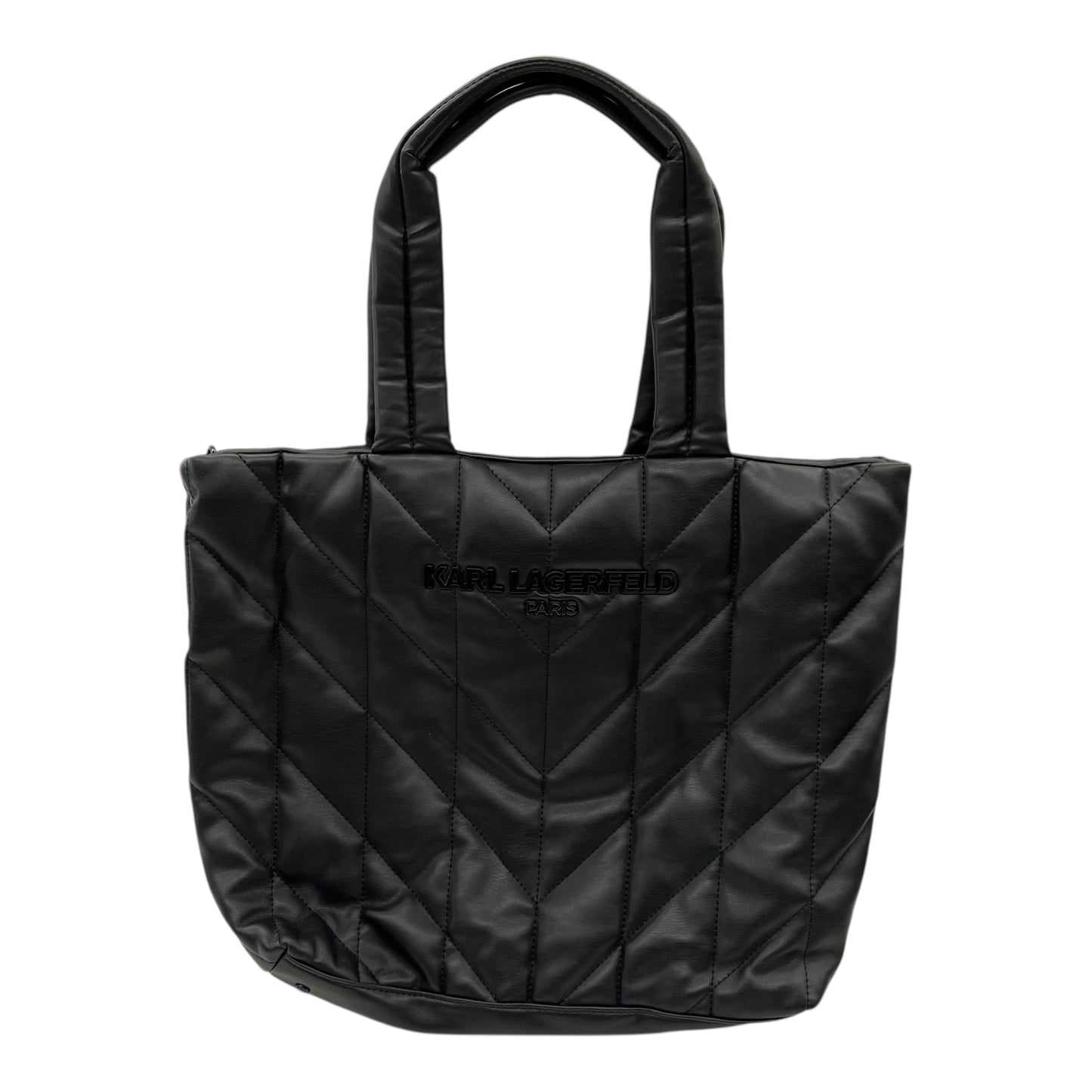 Handbag Designer By Karl Lagerfeld In Black, Size:Large
