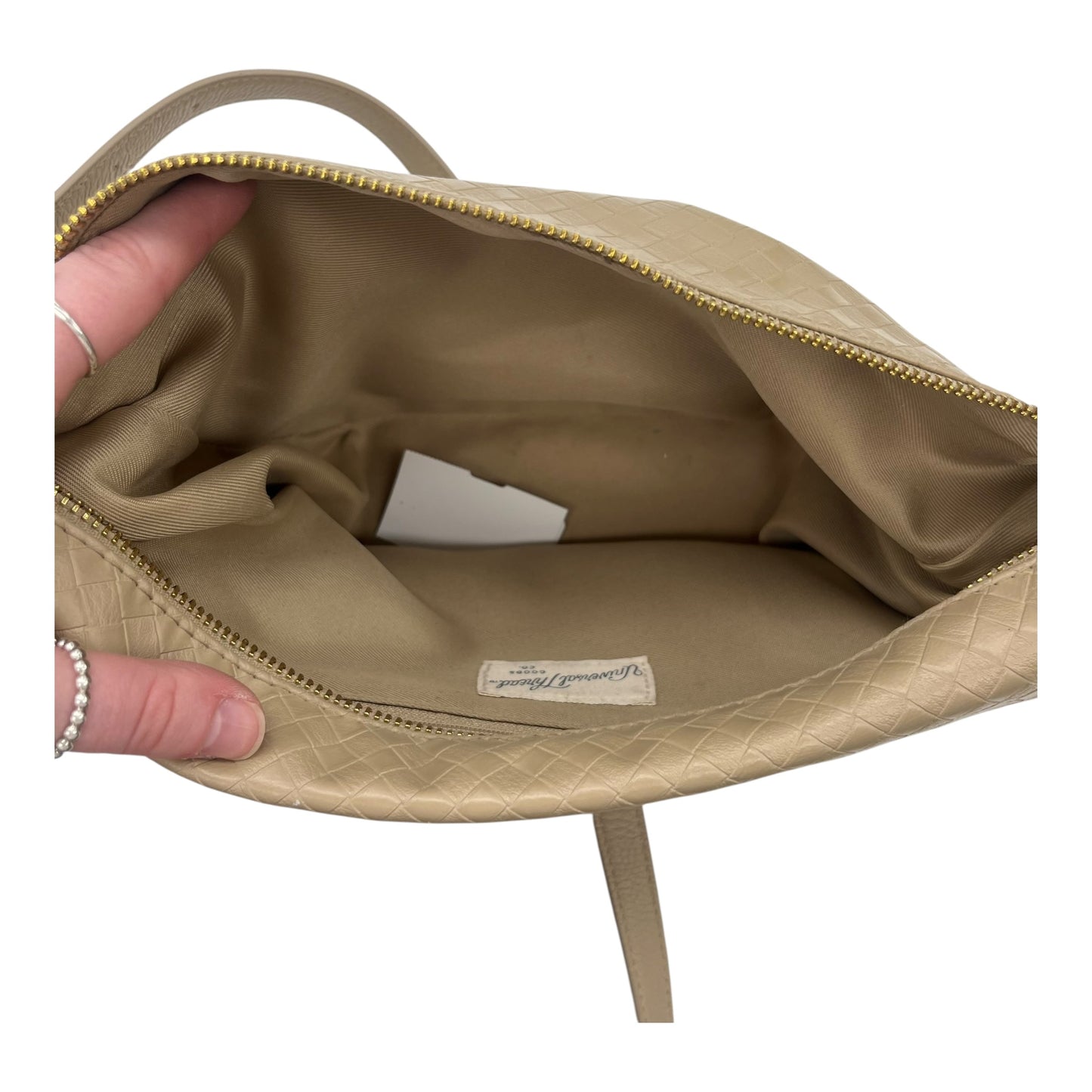 Crossbody By Universal Thread In Tan, Size:Medium