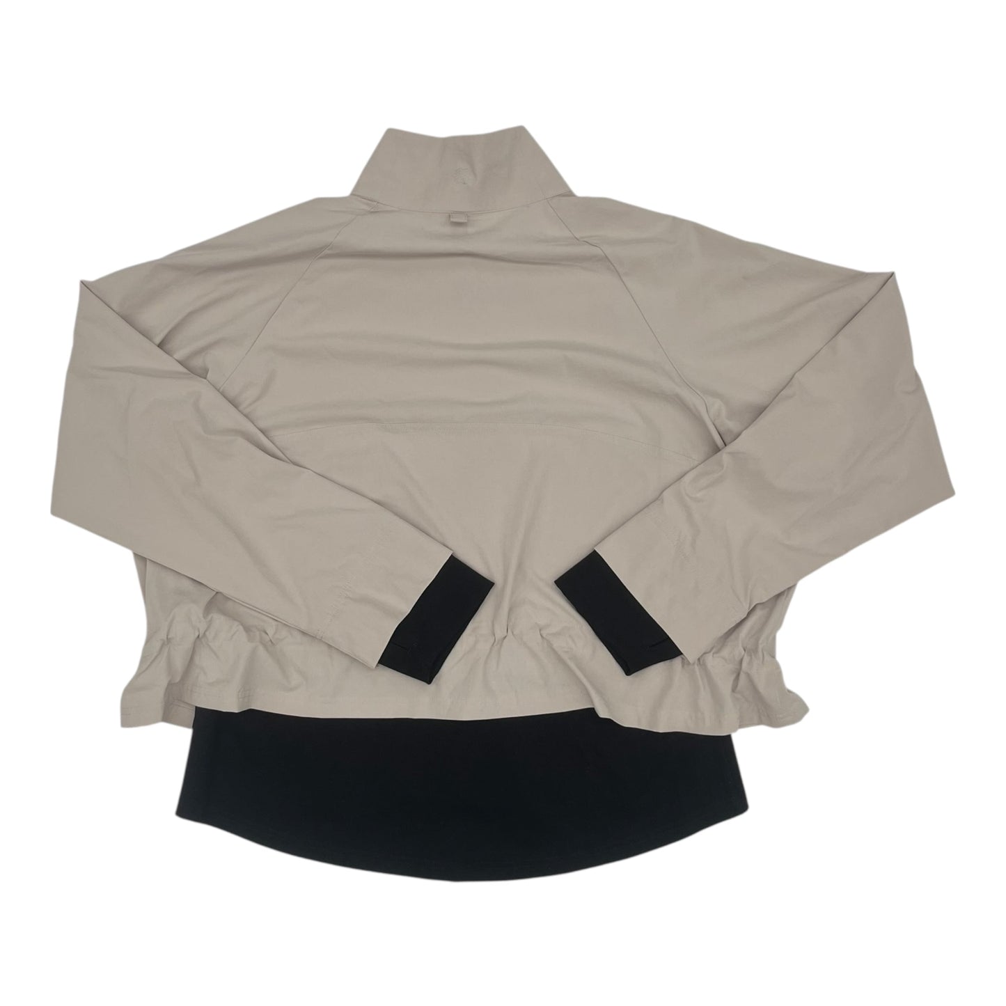 Athletic Jacket By Flx In Tan, Size:Xl