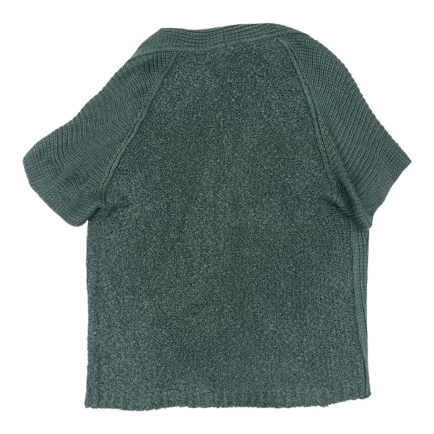 Sweater Cardigan By Elan In Green, Size:Osfm