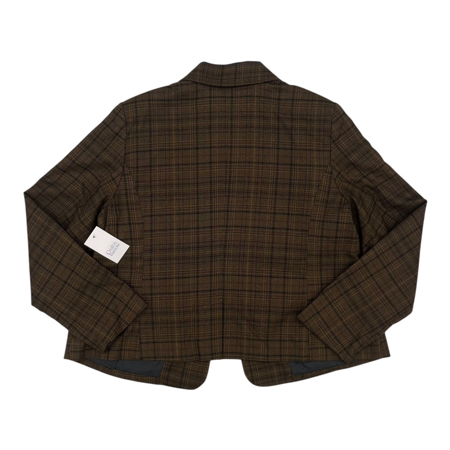 Blazer By Croft And Barrow In Brown, Size:Xxl