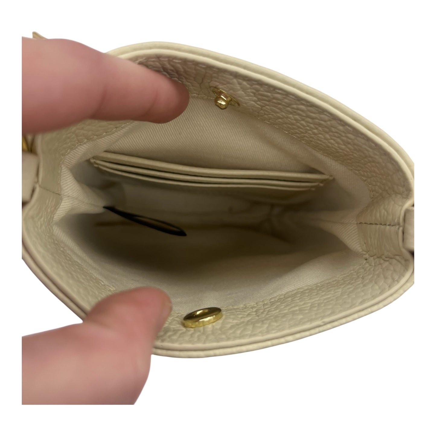 Crossbody By Clothes Mentor In Cream, Size:Small