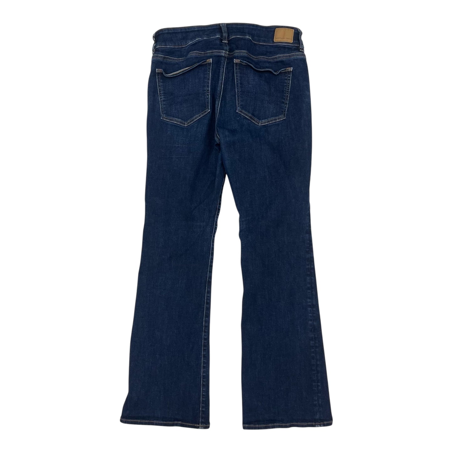 Jeans Boot Cut By American Eagle In Blue Denim, Size:12