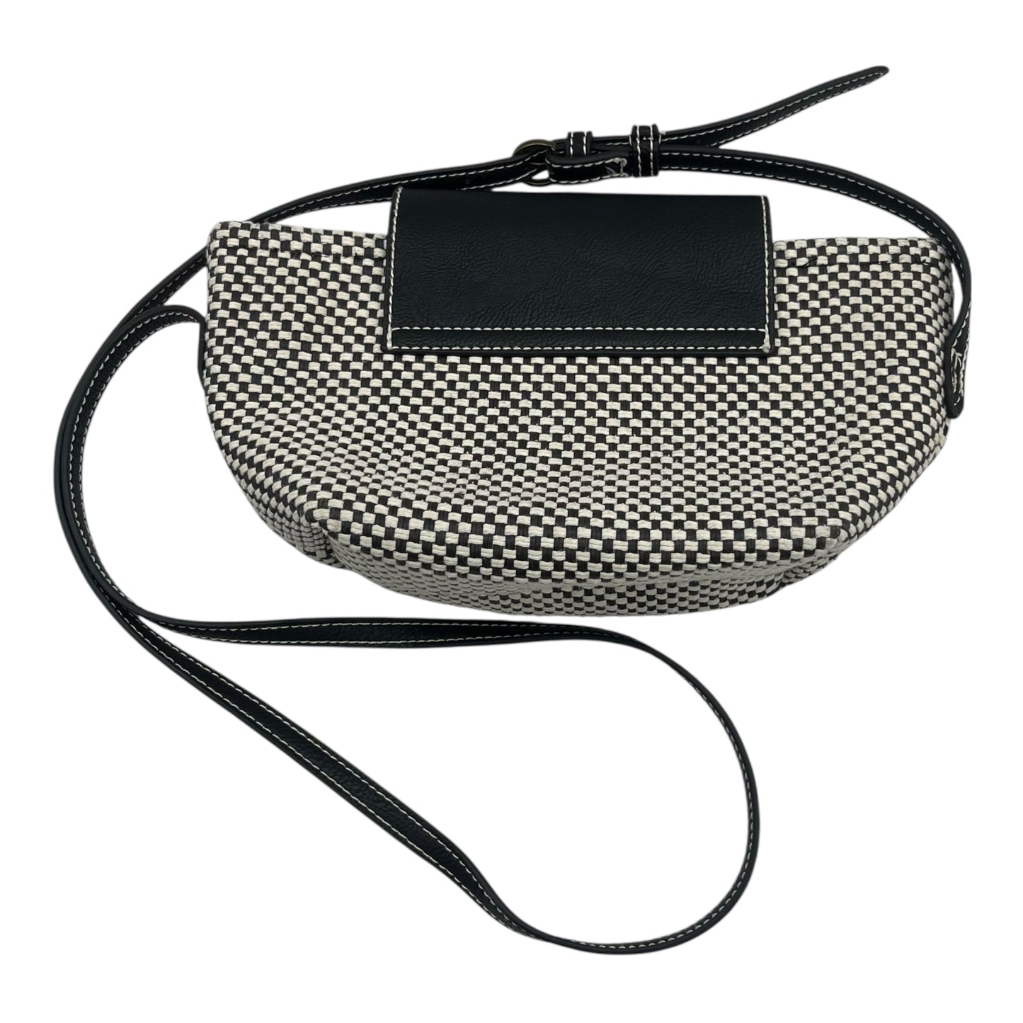 Crossbody By Universal Thread In Black & Cream, Size:Medium