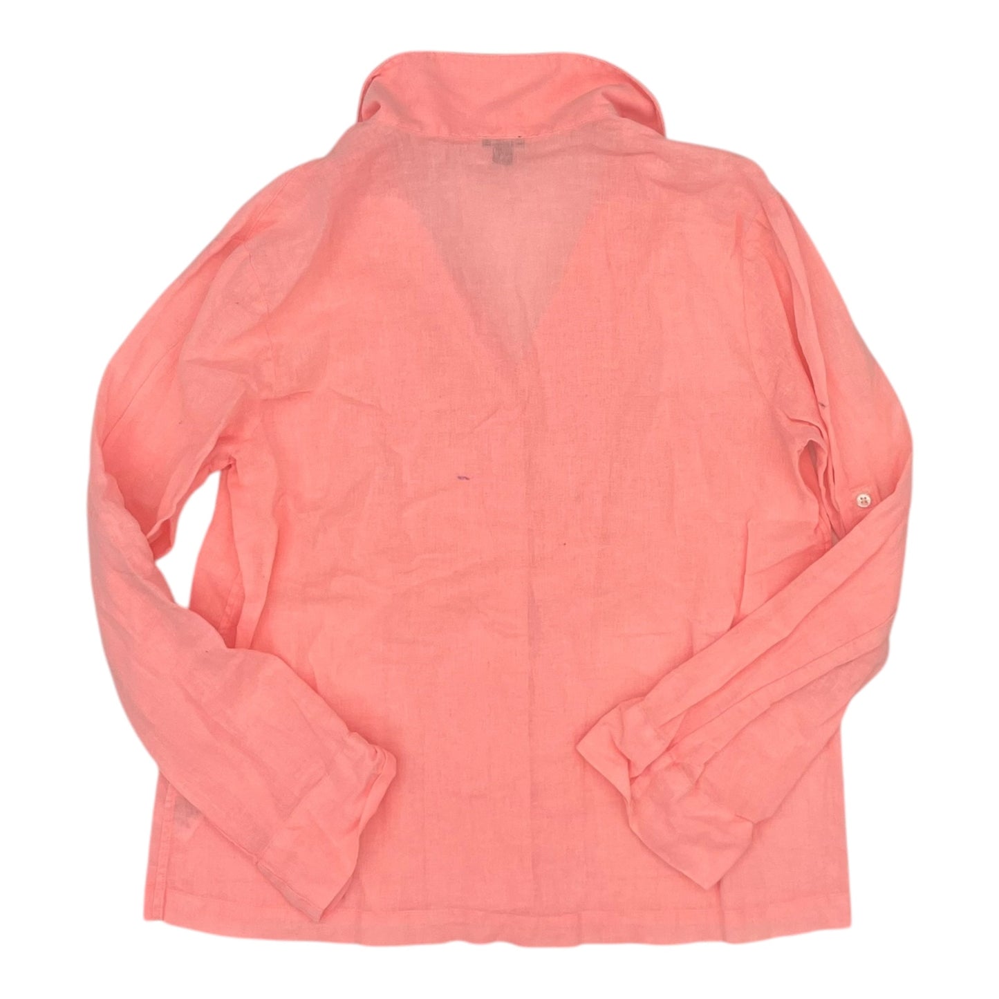 Top Ls By J. Crew In Peach, Size:M