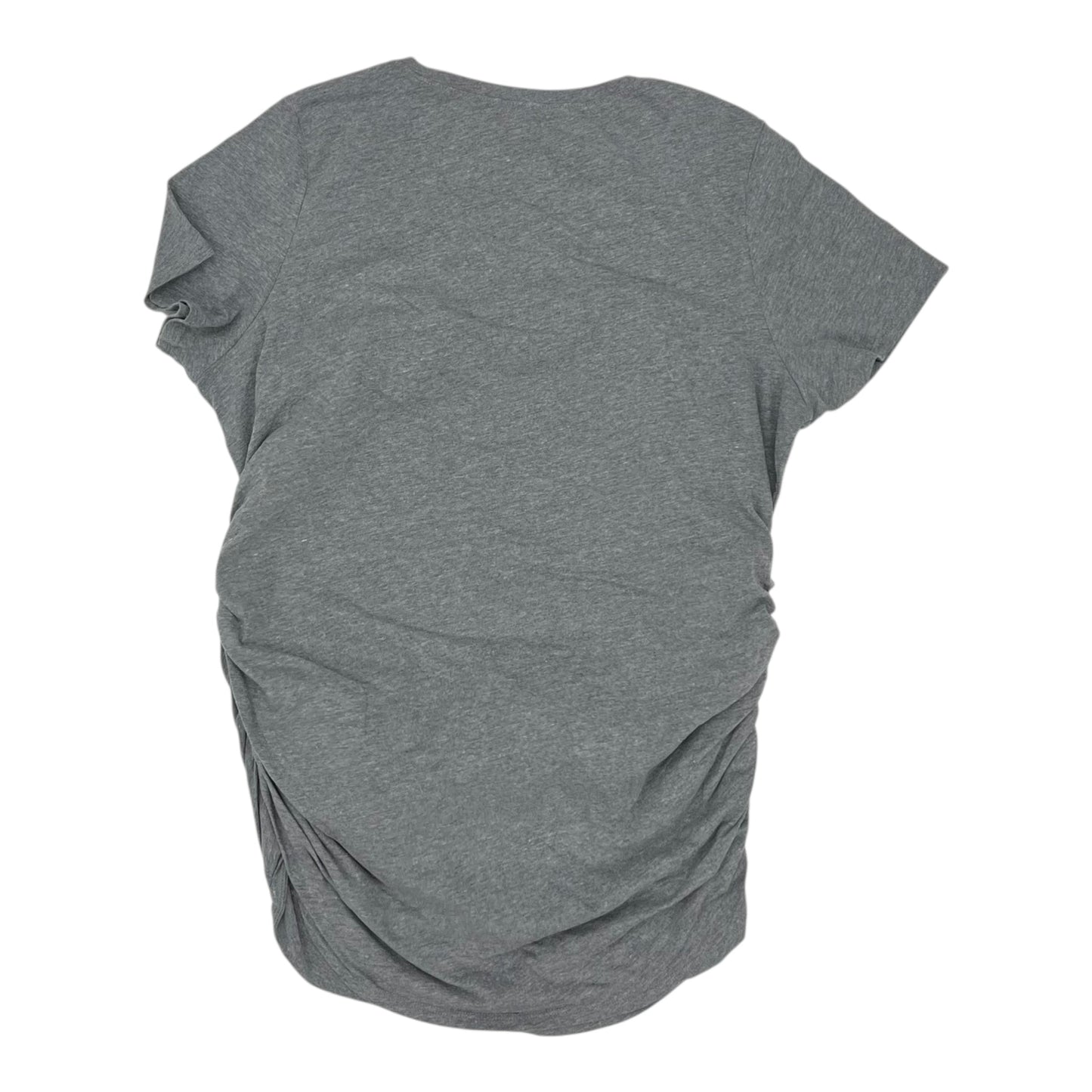 Mat Top Ss By Motherhood In Grey, Size:2X
