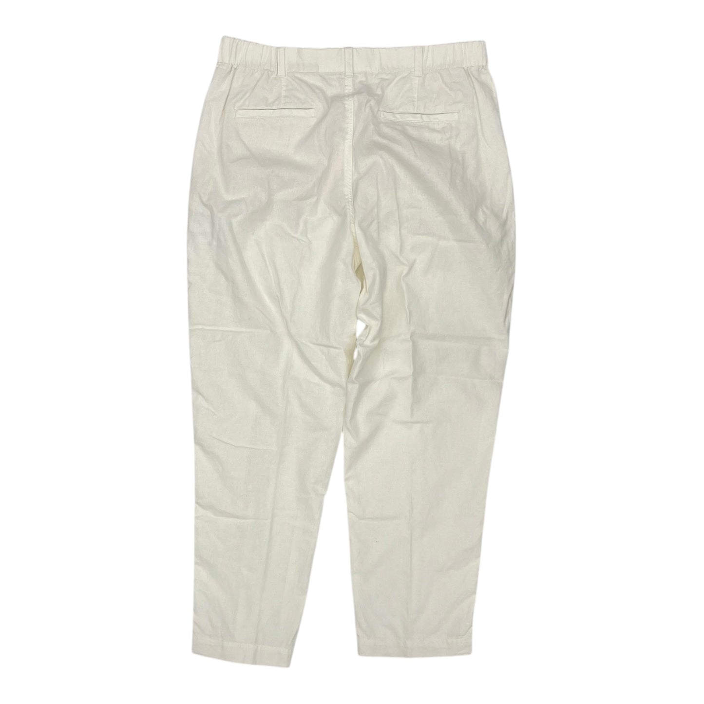 Pants Linen By Uniqlo In Cream, Size:Xl