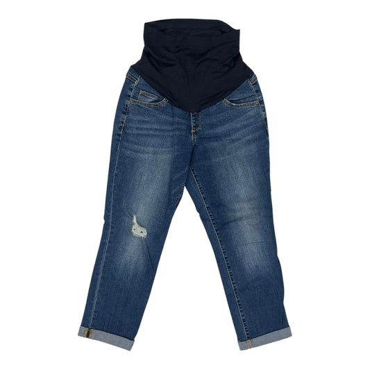 Mat Capris By A Glow In Blue Denim, Size:M