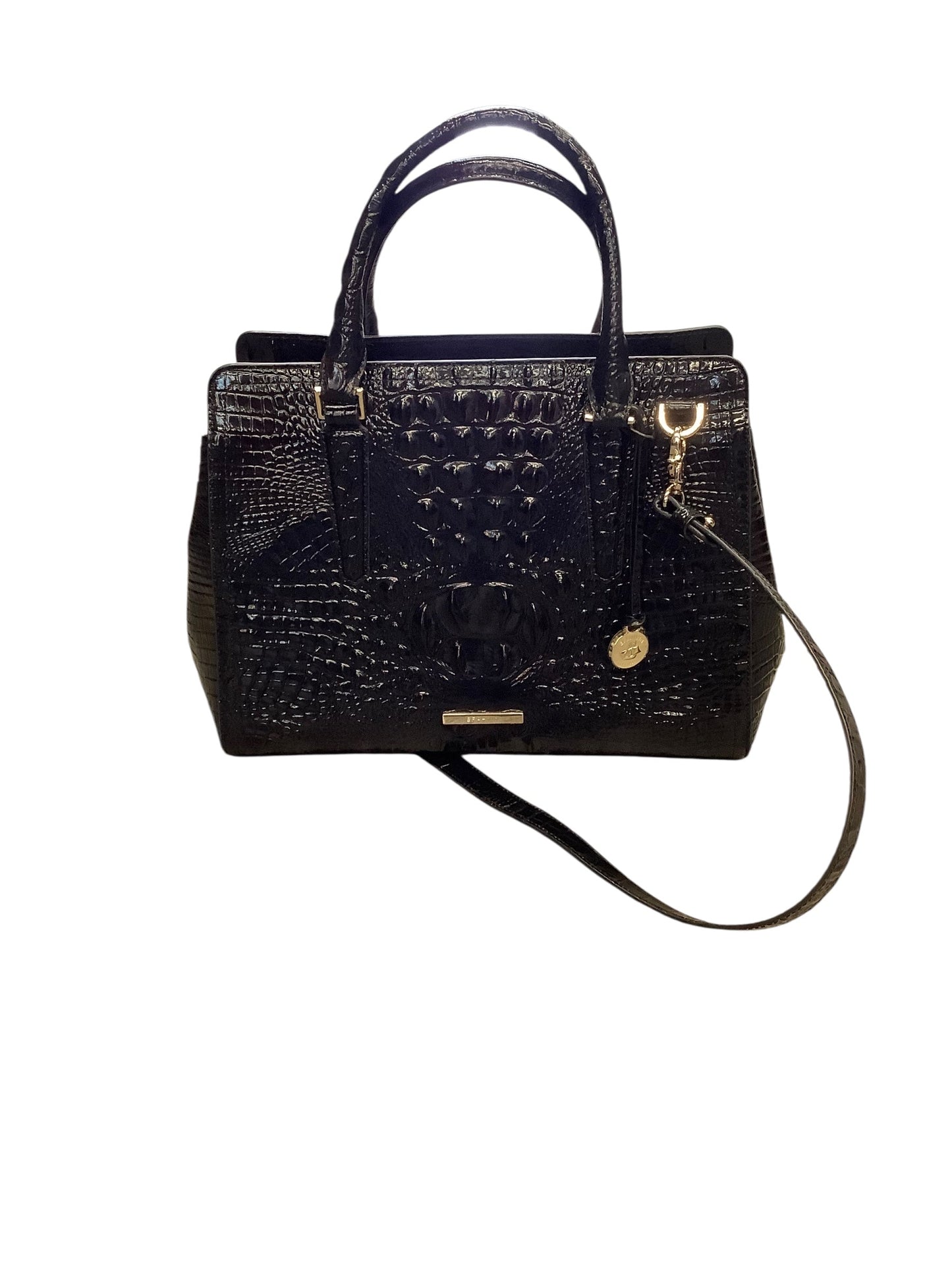 Handbag Designer By Brahmin In Black, Size:Large