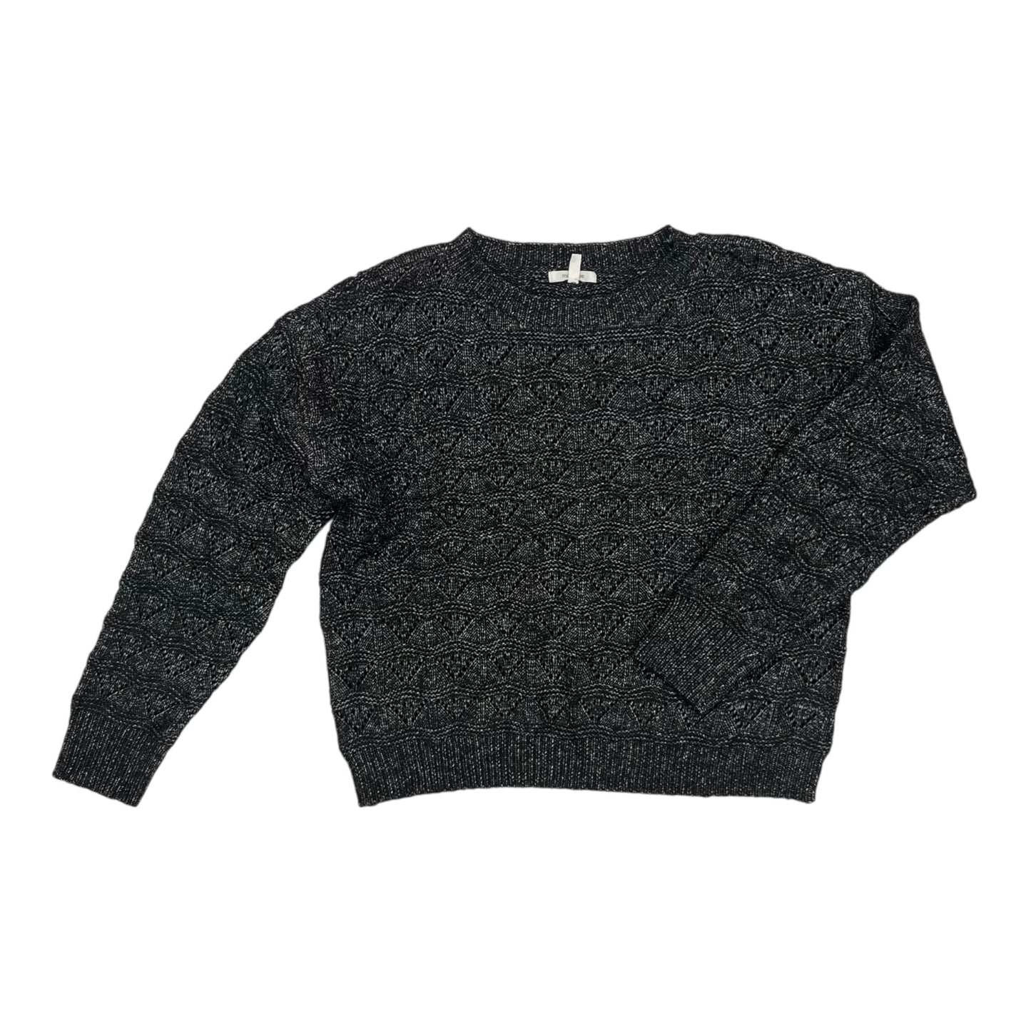 Sweater By Maurices In Black & Grey, Size:M