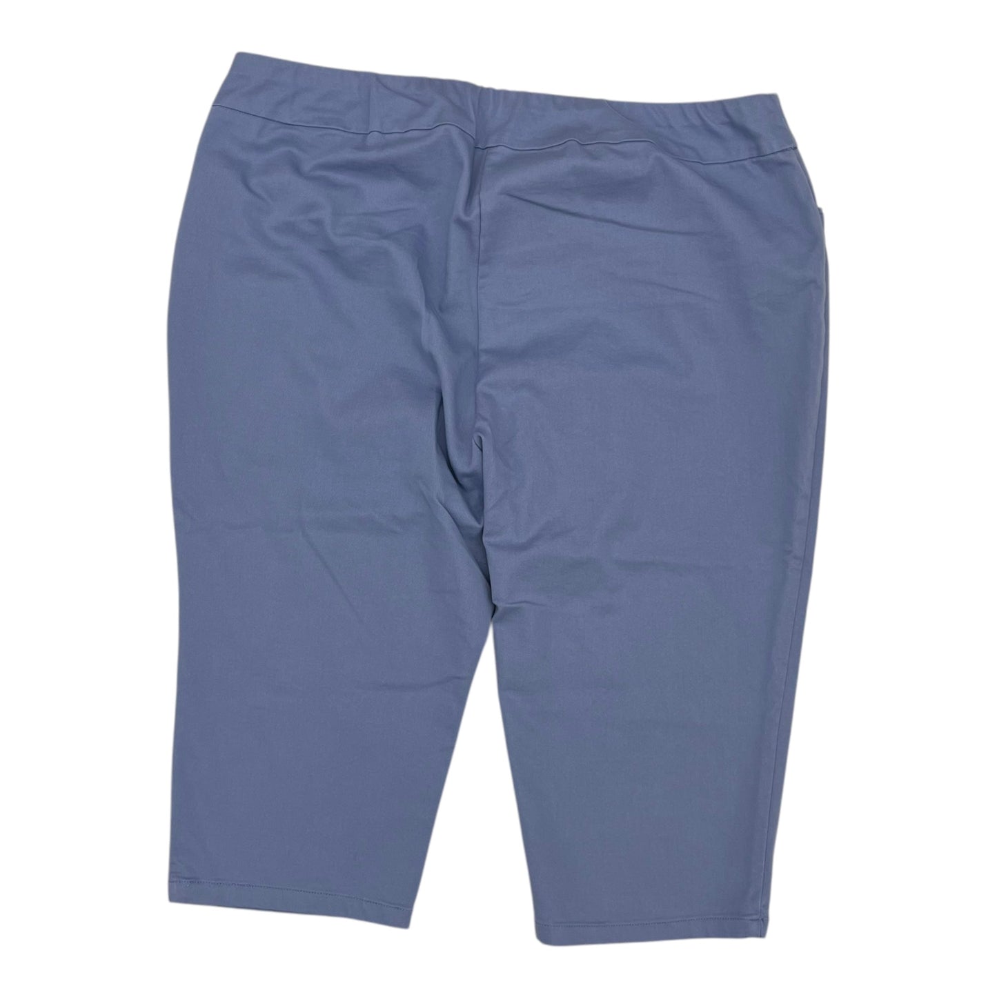 Capris By Croft And Barrow In Blue, Size:24