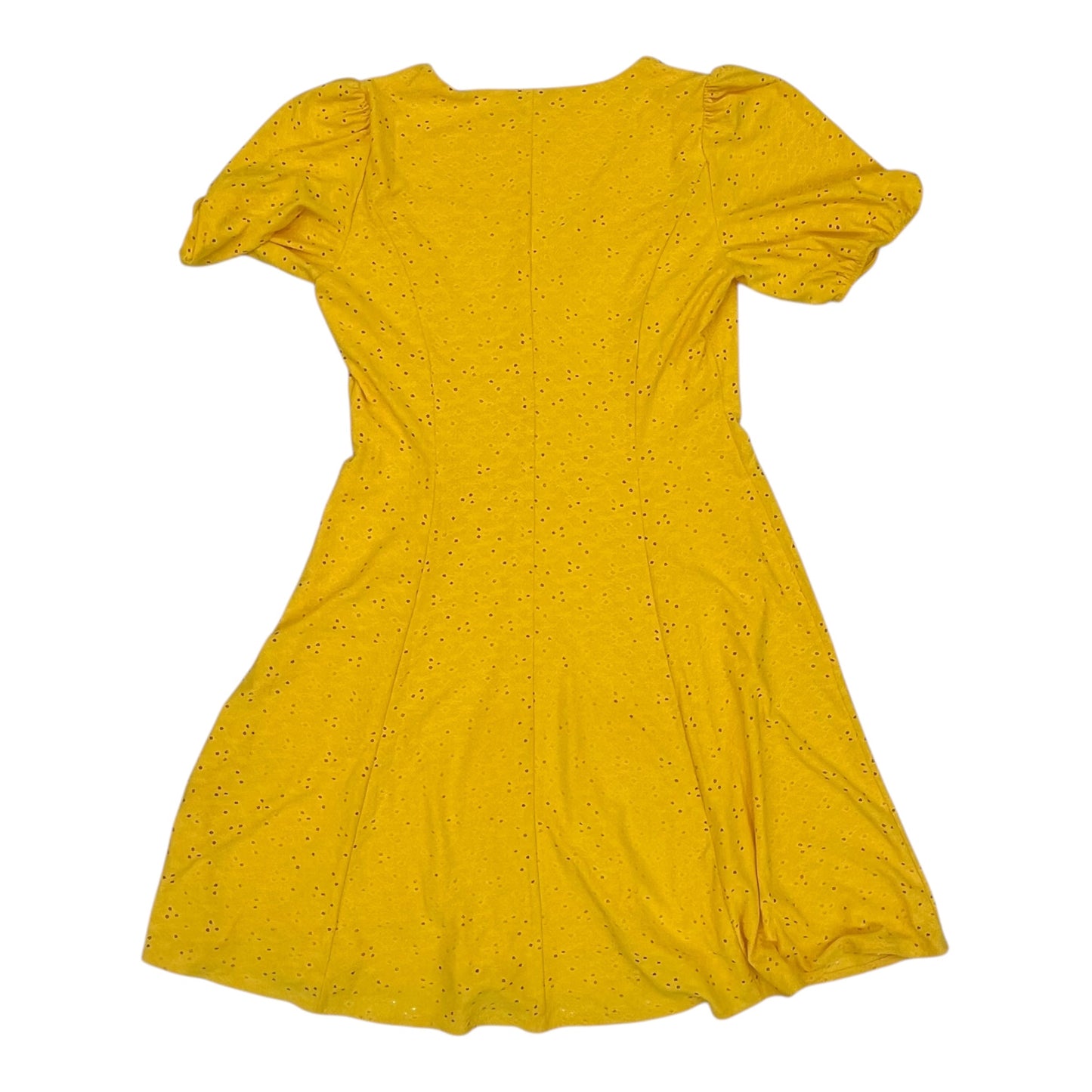 Dress Casual Midi By London Times In Yellow, Size:L