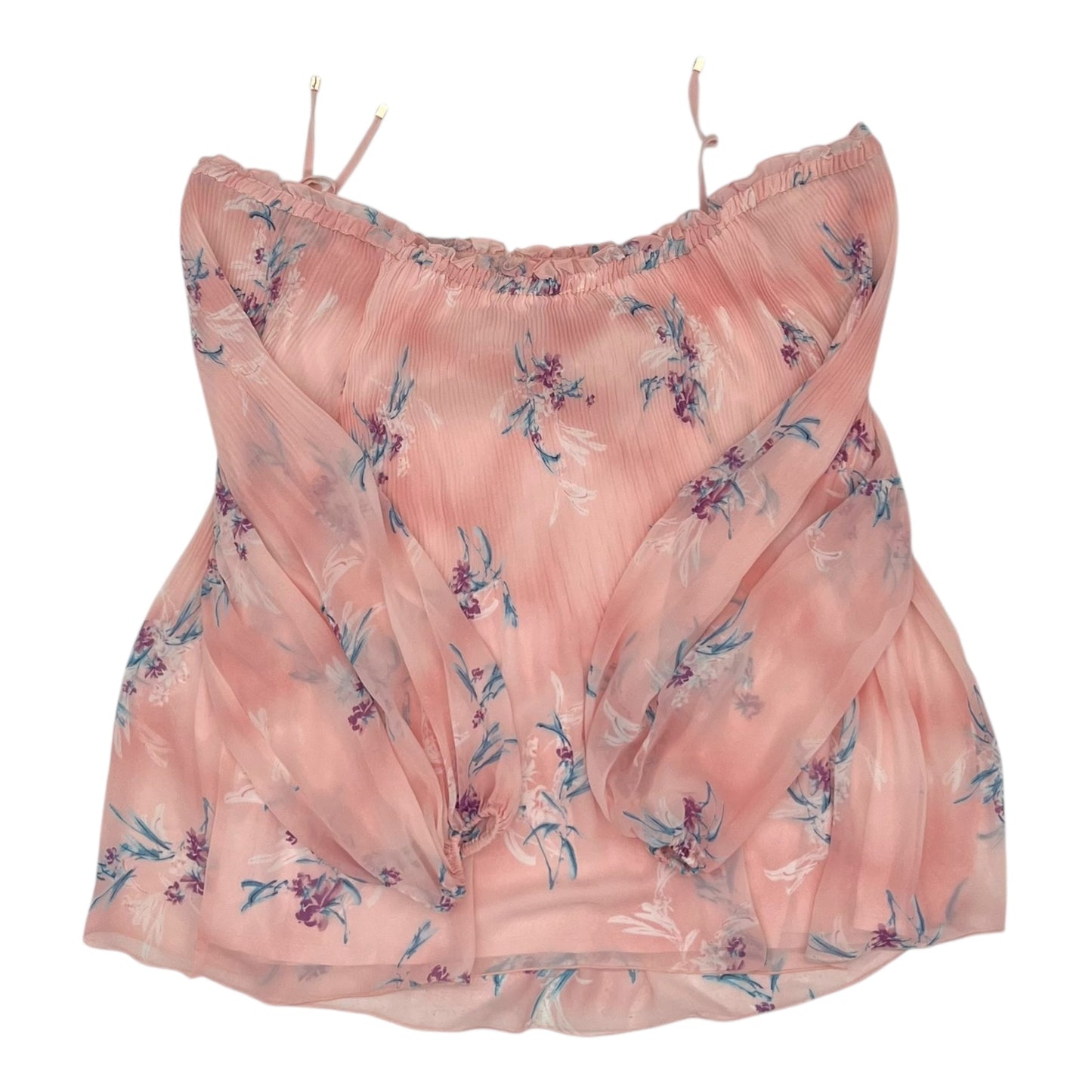 Blouse Ls By Lane Bryant In Pink, Size:Xl