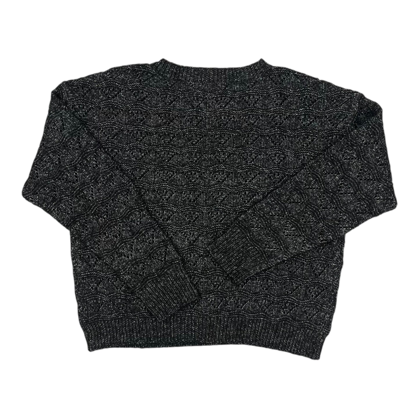 Sweater By Maurices In Black & Grey, Size:M