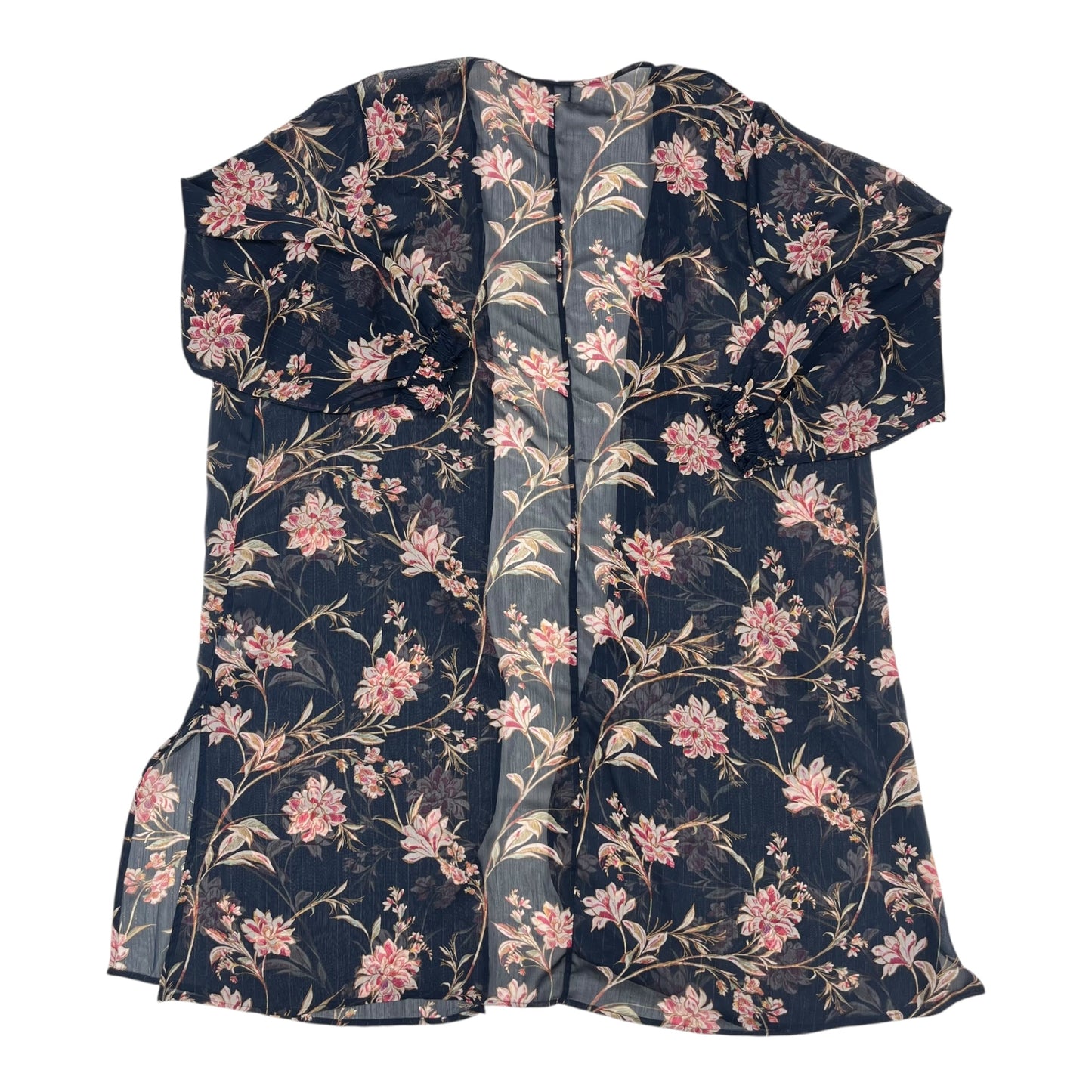 Kimono By Maurices In Floral Print, Size:3X