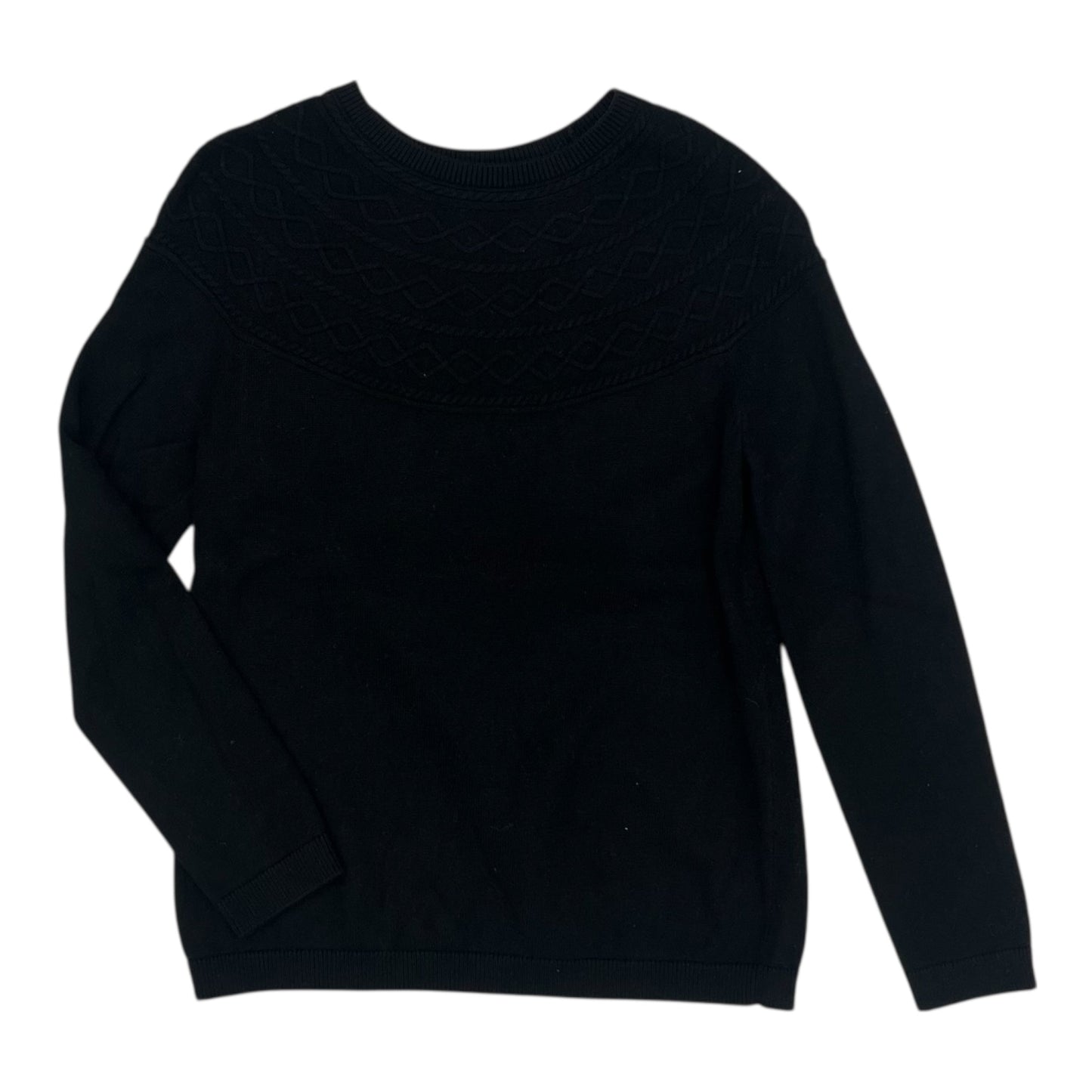 Sweater By Talbots In Black, Size:L