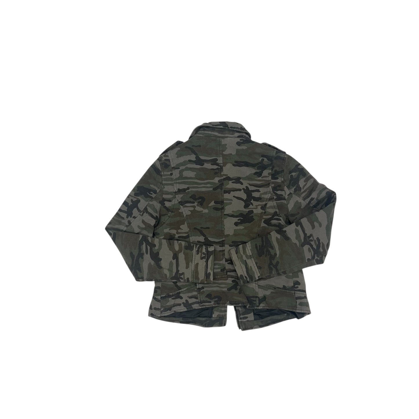 Jacket Moto By Downeast In Camouflage Print, Size:M