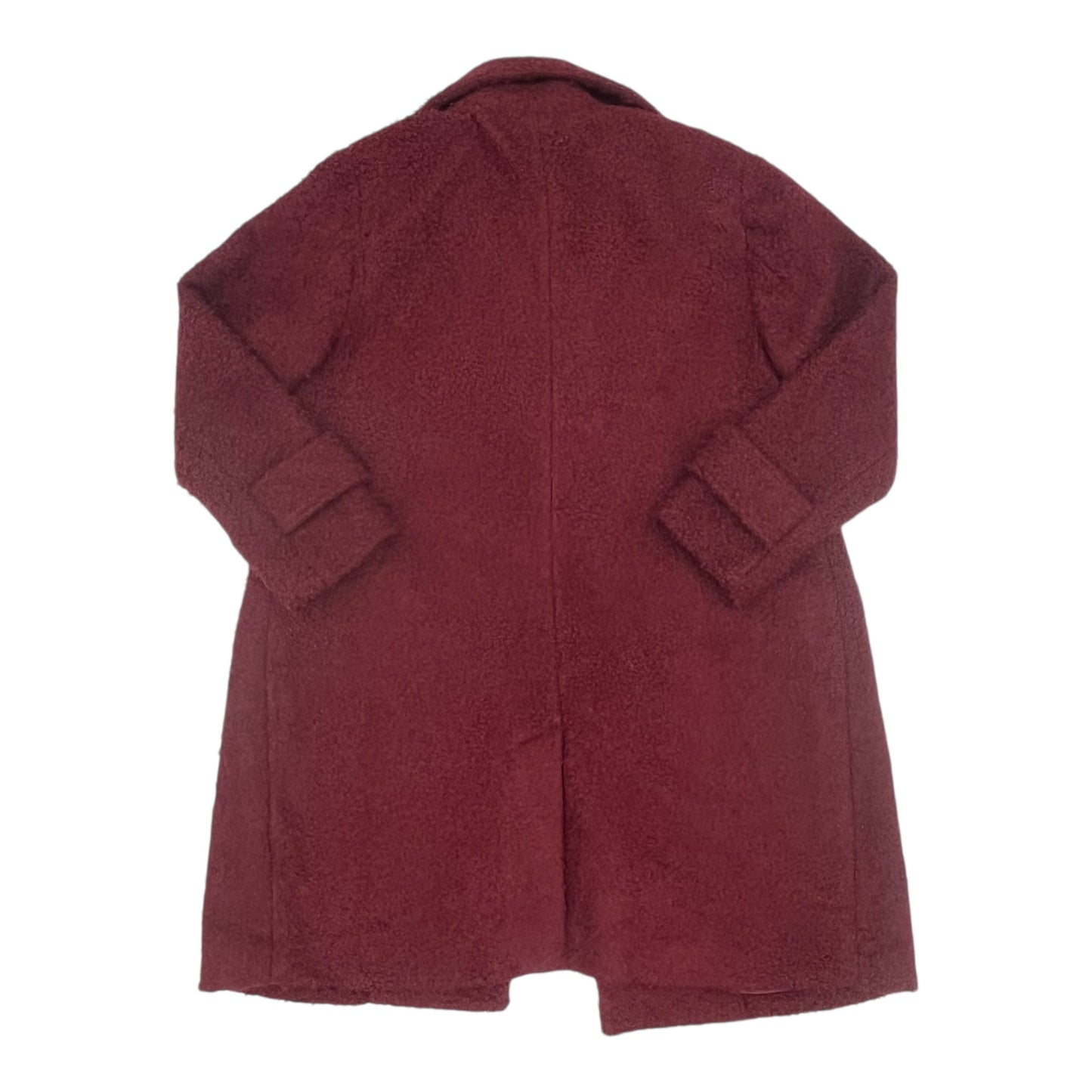 Coat Faux Fur & Sherpa By Nine West In Red, Size:Xl