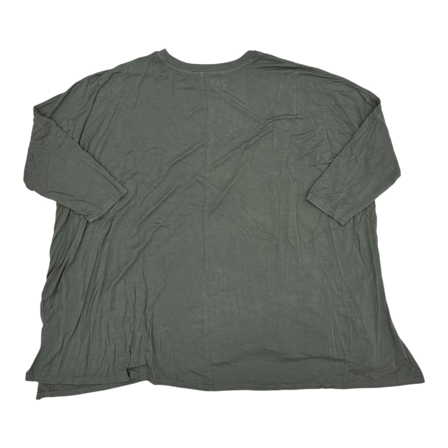 Top 3/4 Sleeve Basic By Maurices In Green, Size:L