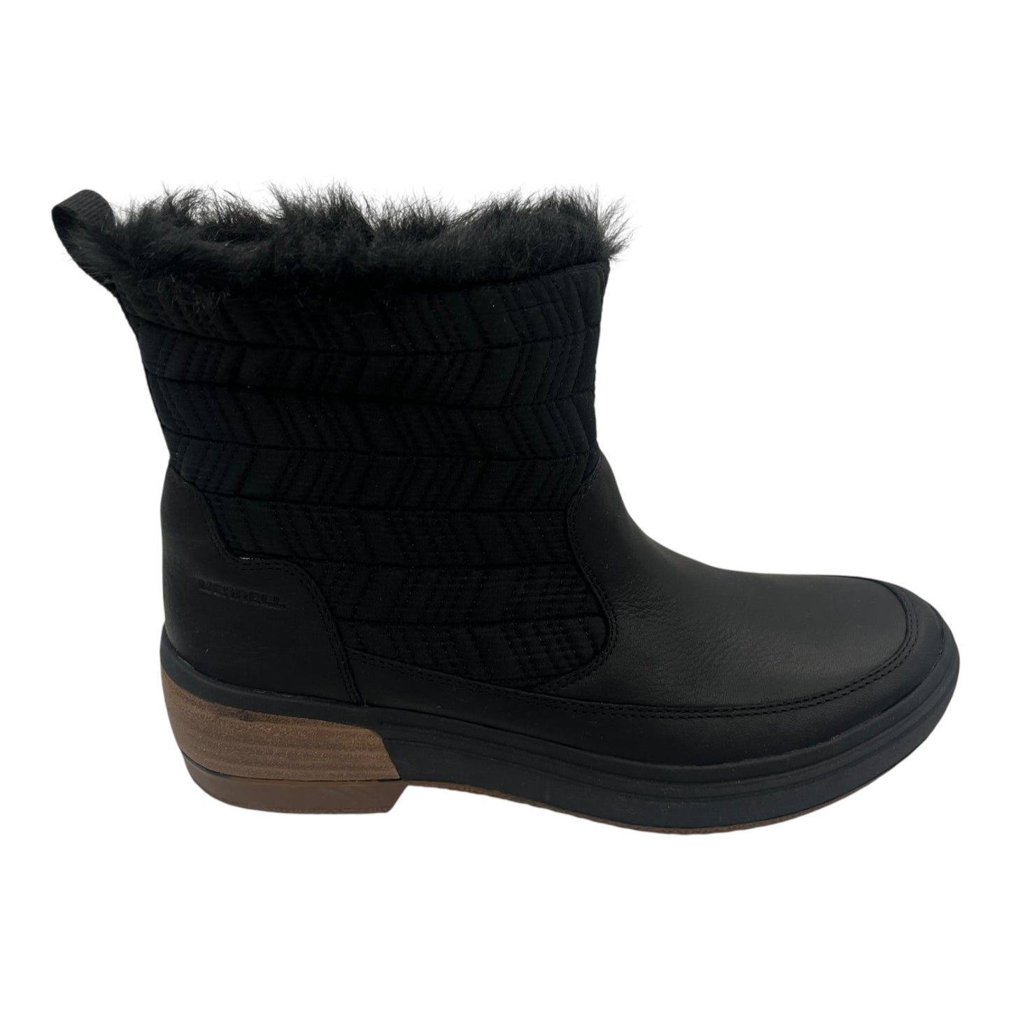 Boots Snow By Merrell In Black, Size:9