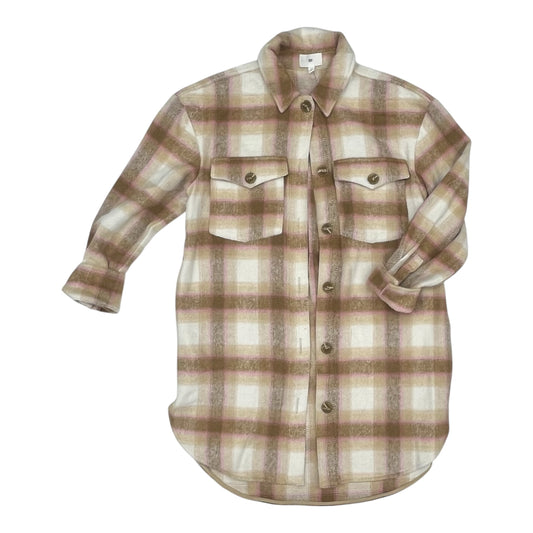 Jacket Shirt By Bp In Cream, Size:S