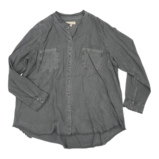 Top Ls By Clothes Mentor In Grey, Size:Xl