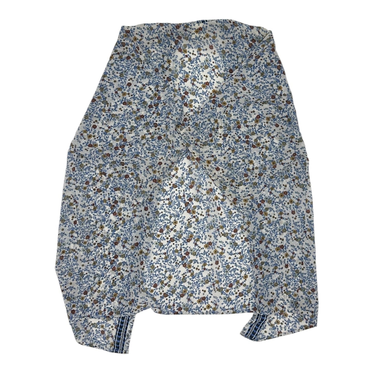 Kimono By Japna In Blue & White, Size:L