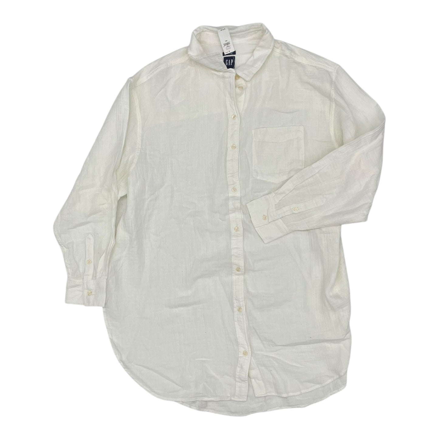 Dress Casual Short By Gap In Cream, Size:Xxl