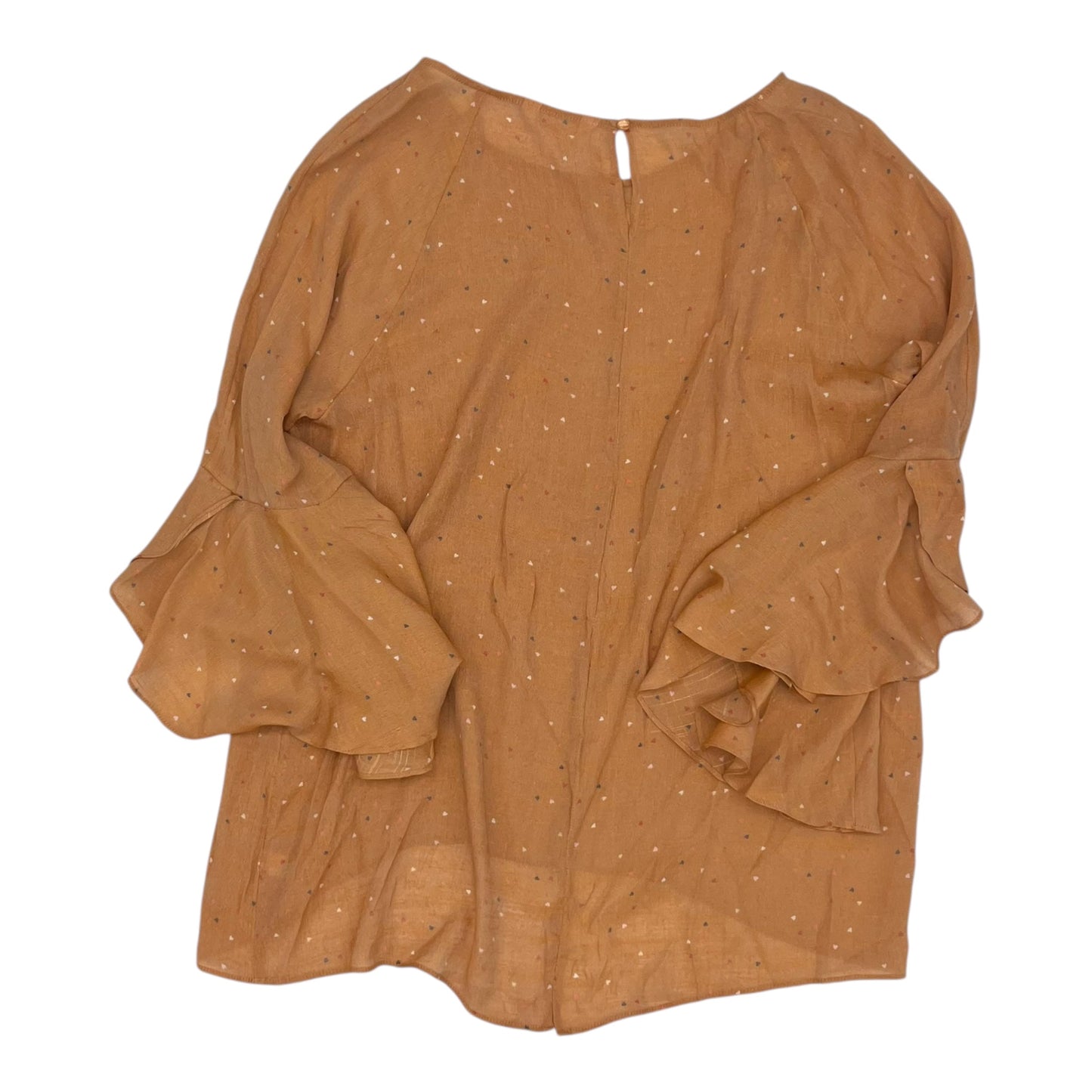 Blouse Ls By Lc Lauren Conrad In Orange, Size:Xl