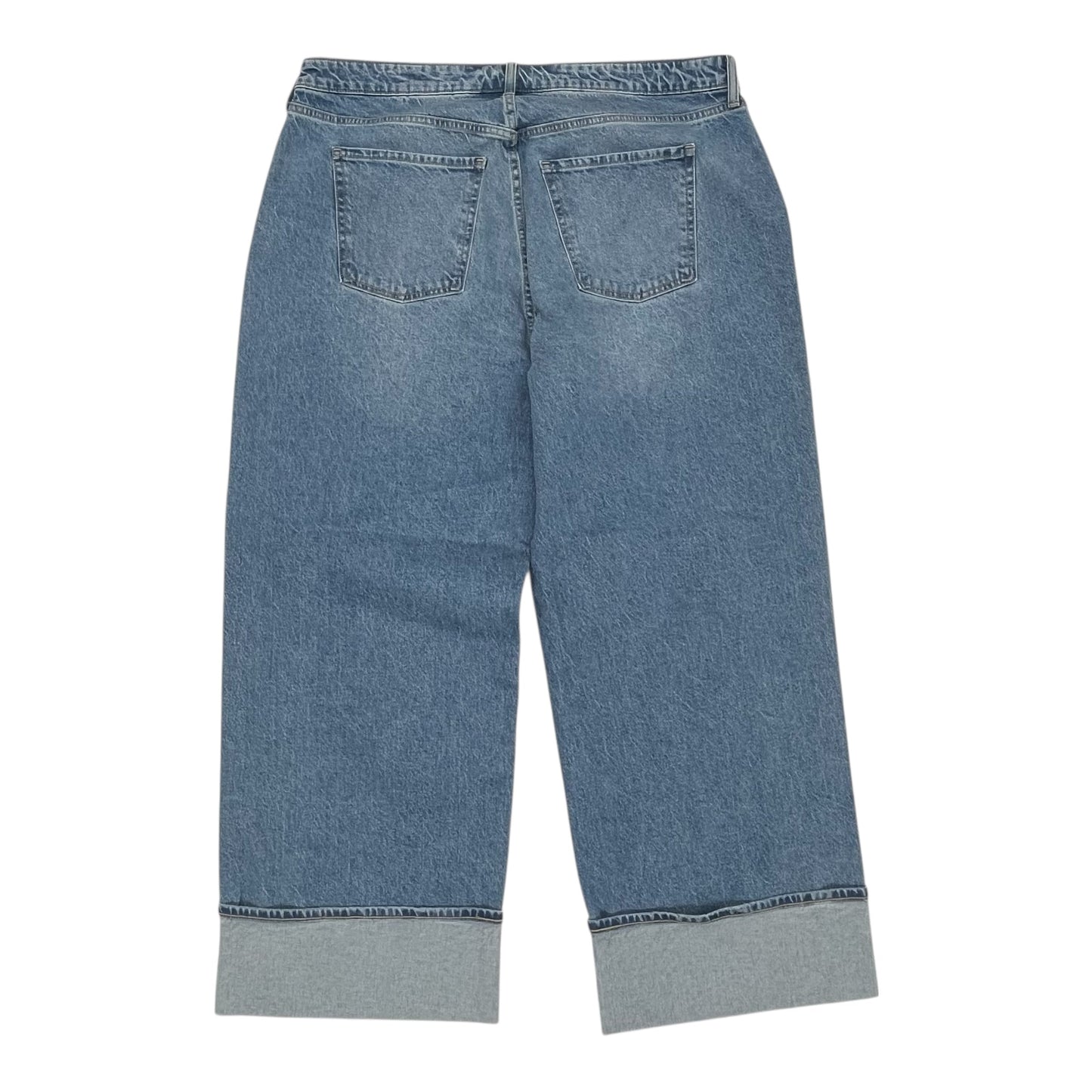 Jeans Wide Leg By Old Navy In Blue Denim, Size:20