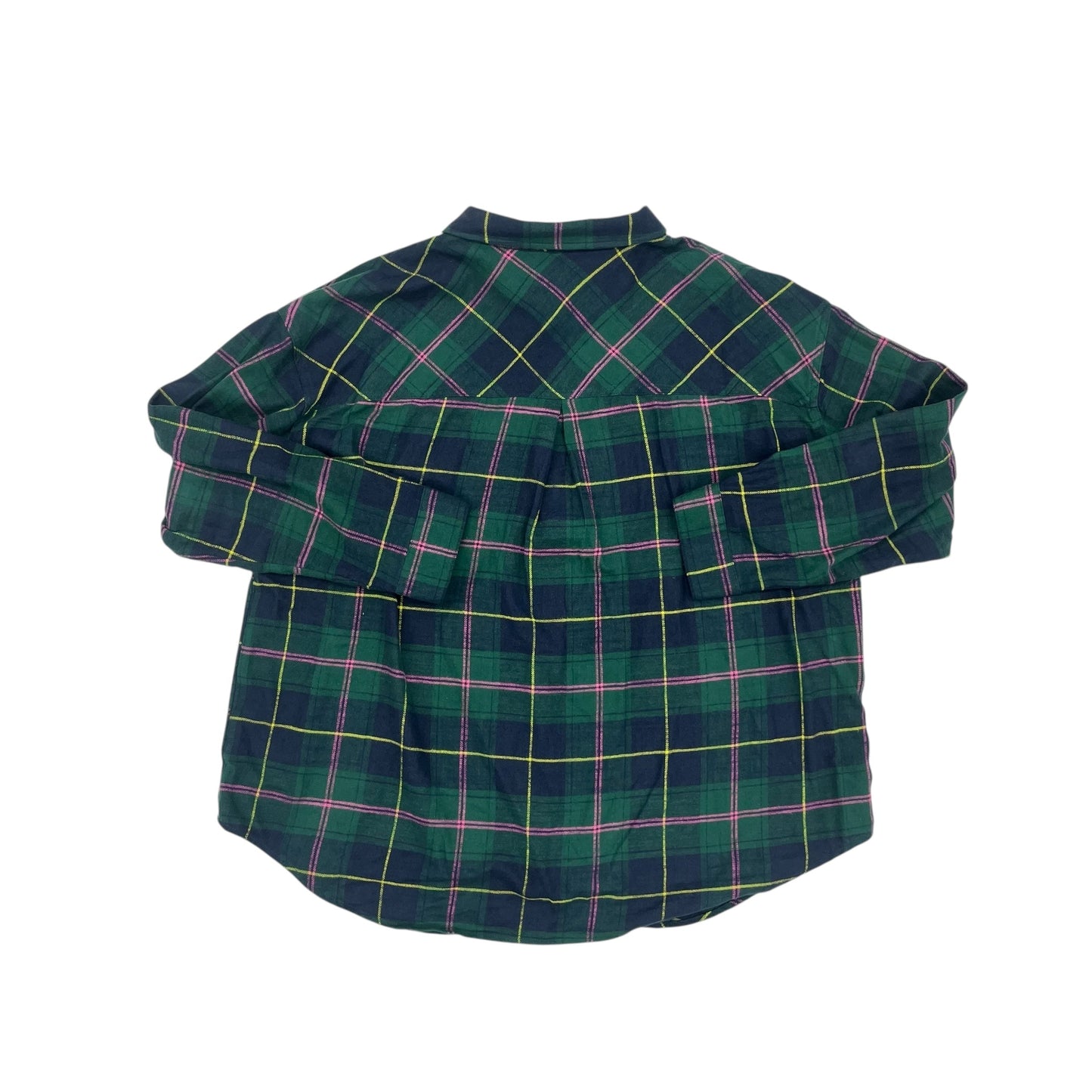 Top Ls By Maurices In Blue & Green, Size:2X