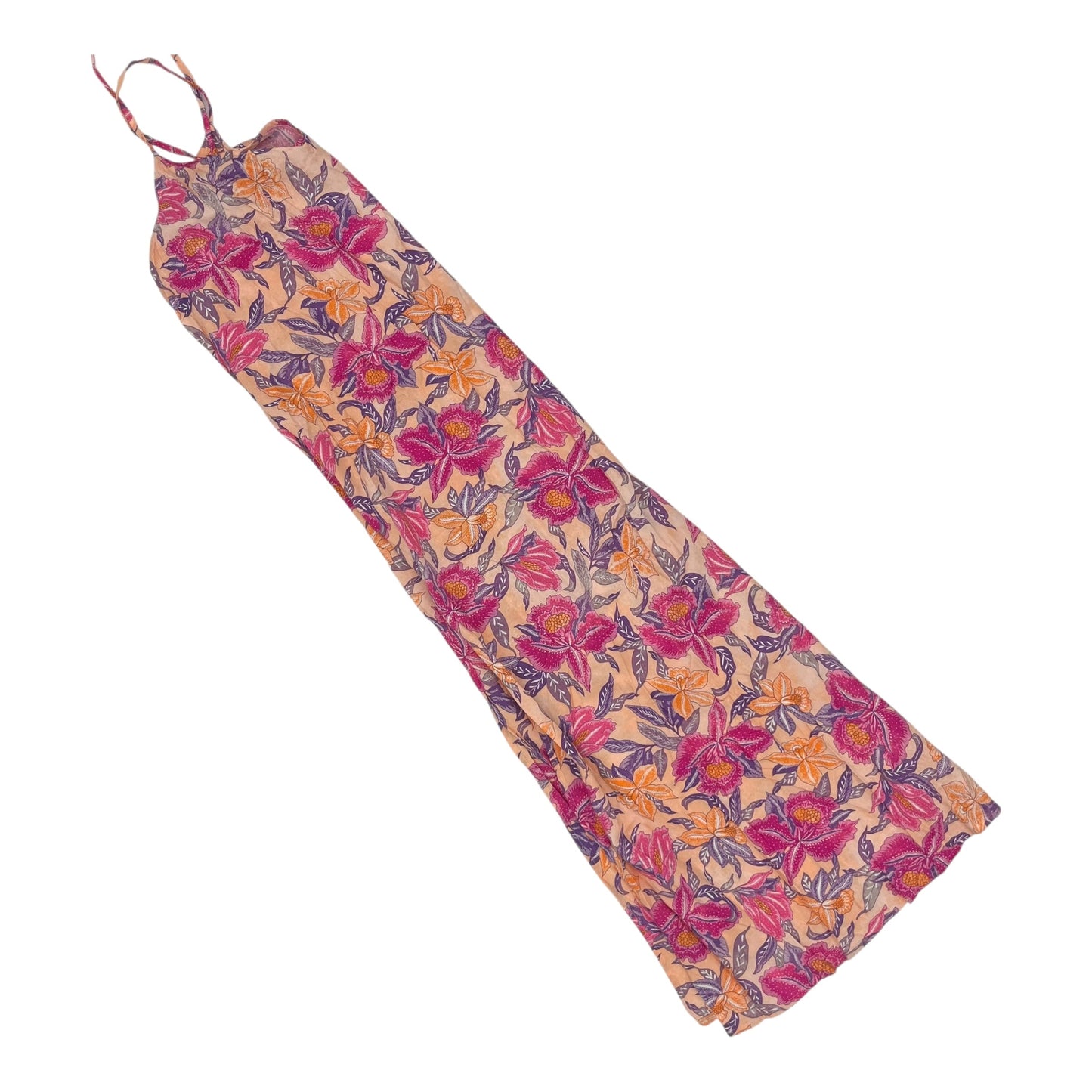 Dress Casual Maxi By Old Navy In Orange & Pink, Size:Xl