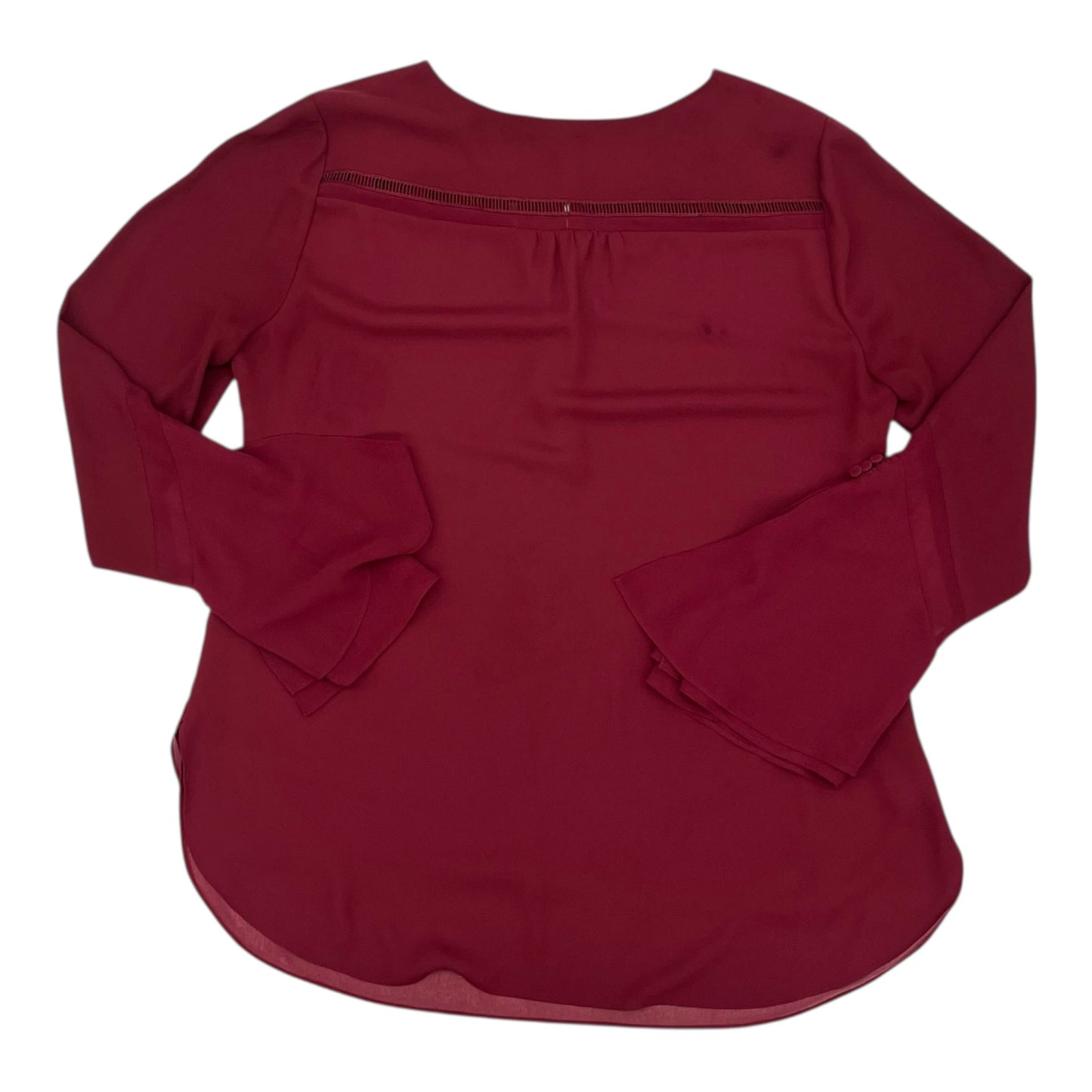 Blouse Ls By White House Black Market In Red, Size:M