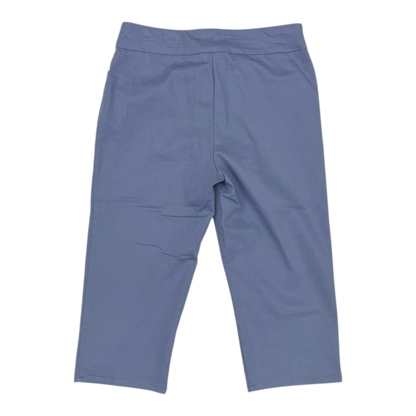 Pants Cropped By Croft And Barrow In Blue, Size:12