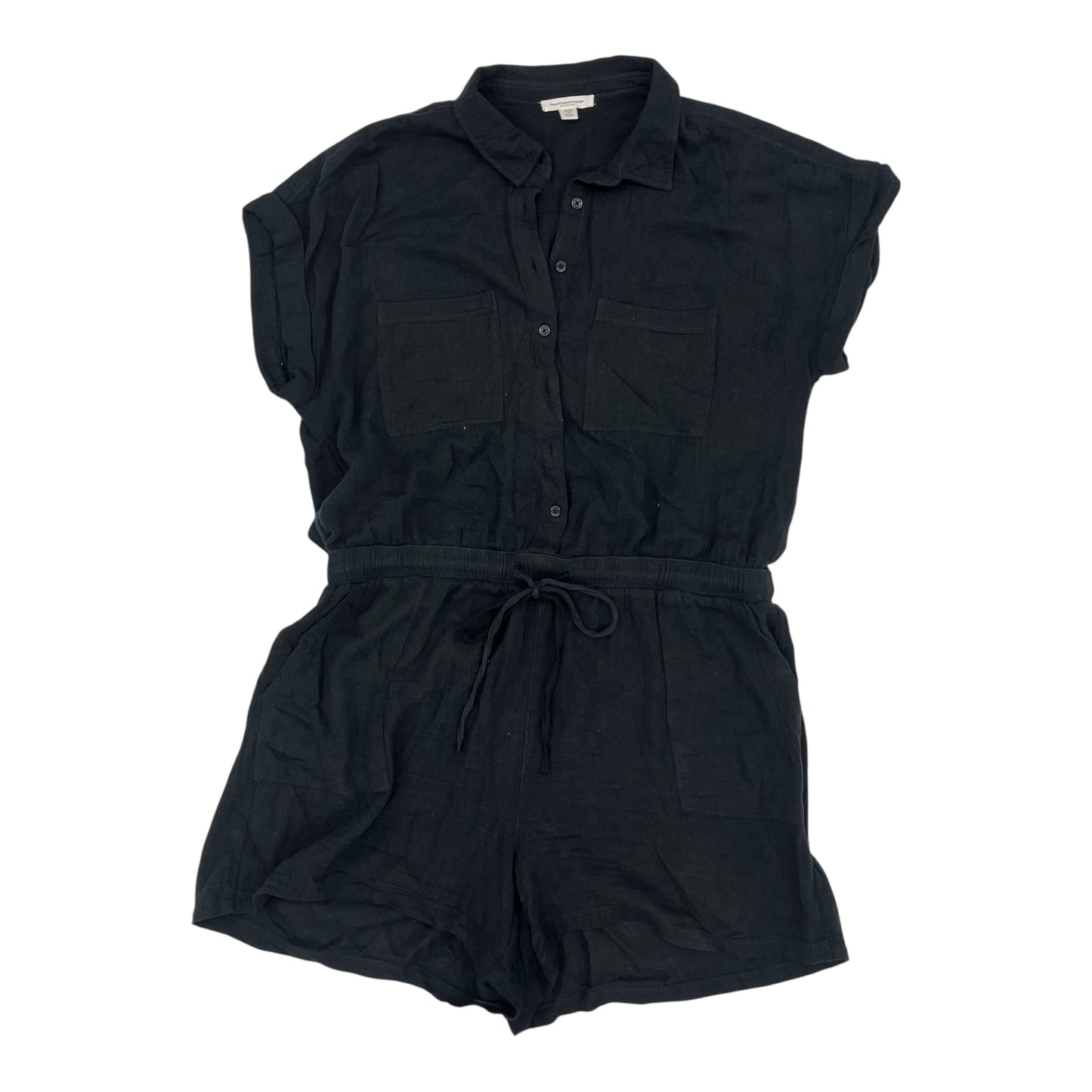 Romper By Beachlunchlounge In Black, Size:Xl