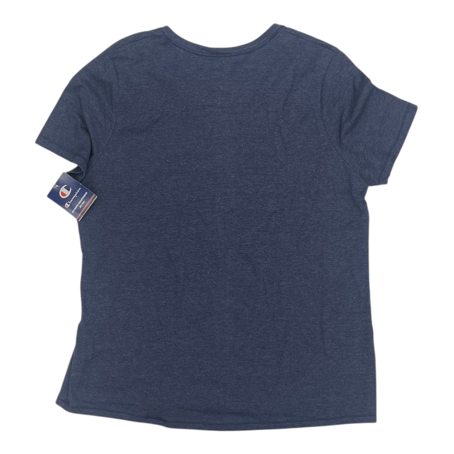 Athletic Top Ss By Champion In Navy, Size:1X