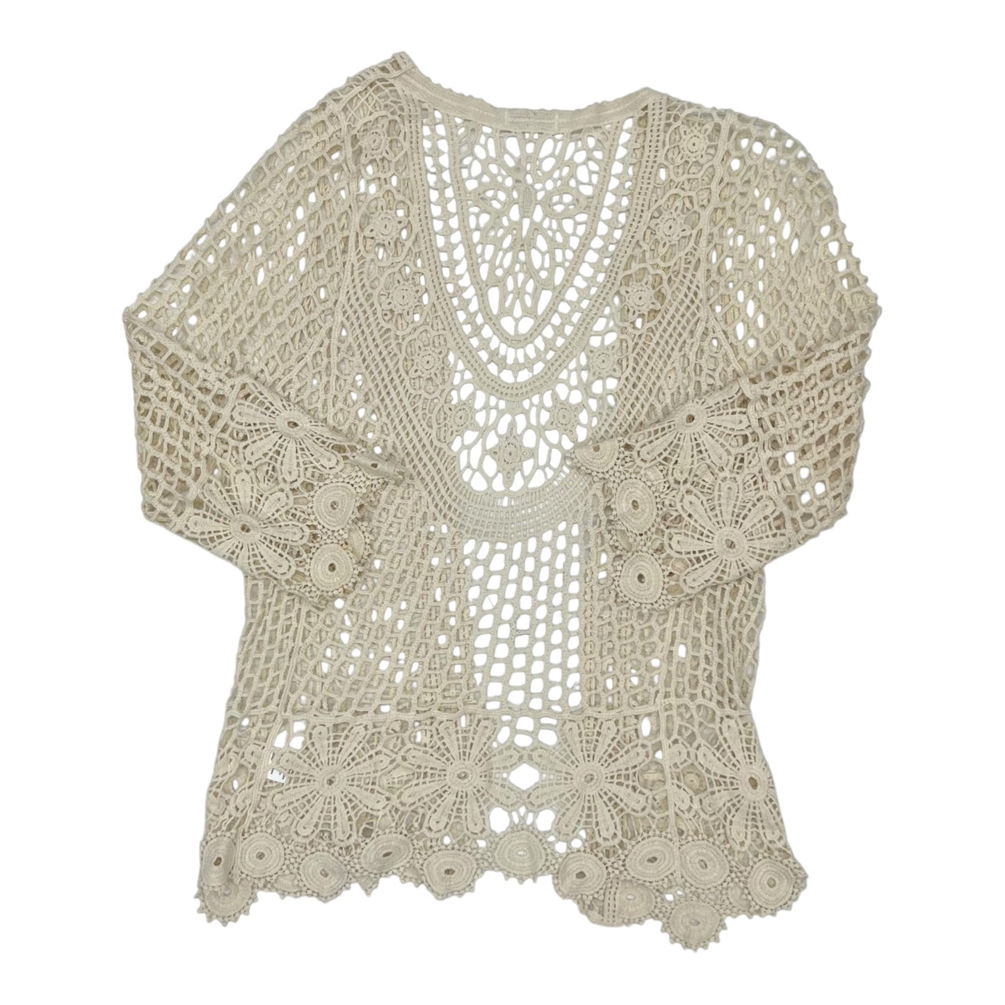 Cardigan By Rebellion In Cream, Size:S